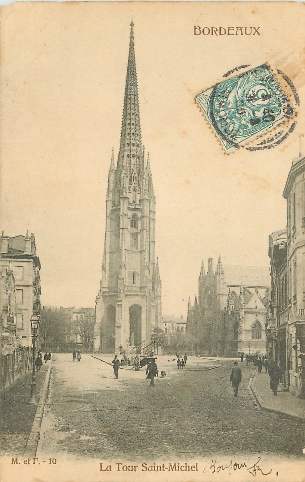 CPA Bordeaux La Tour Saint Michel 