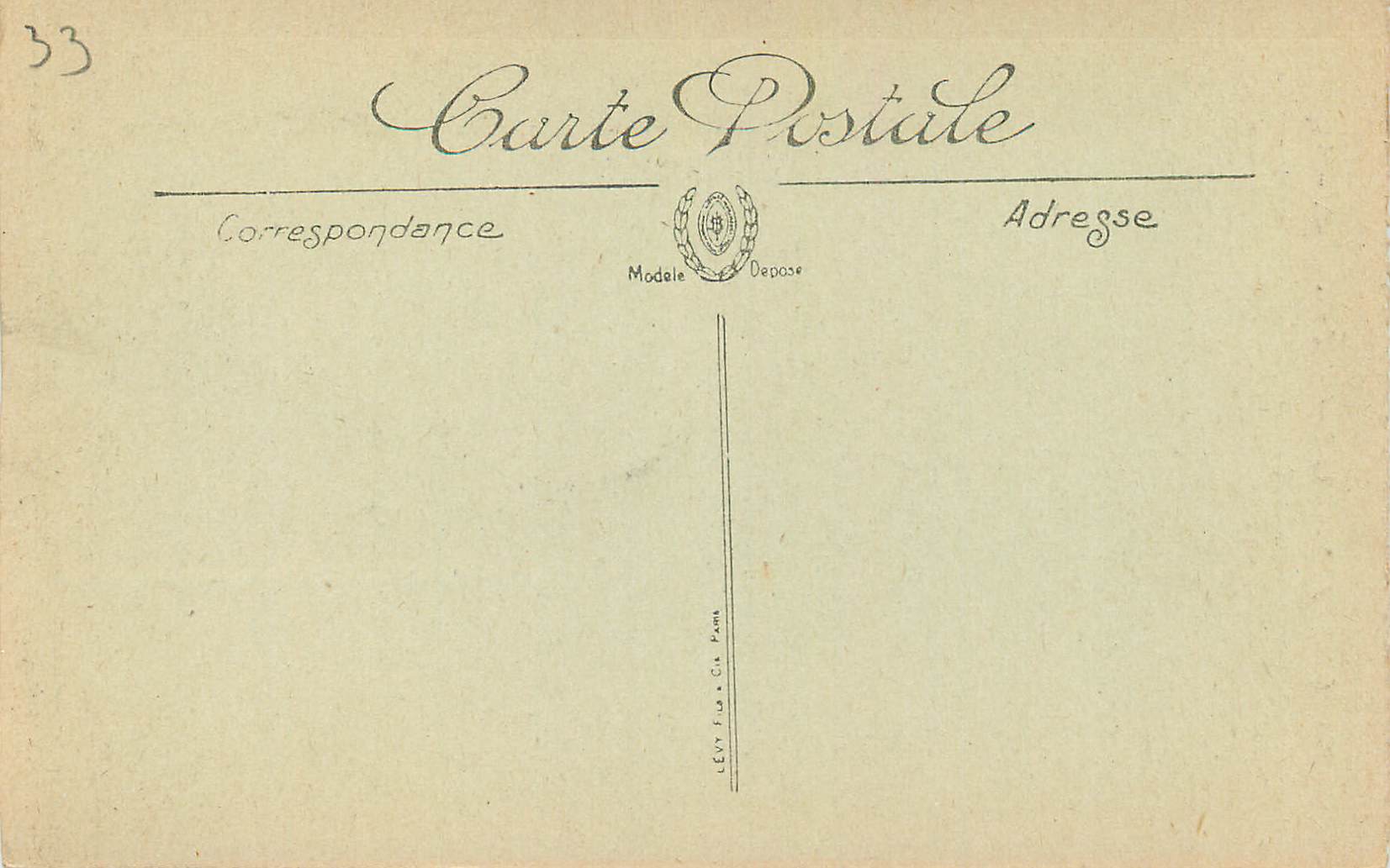 CPA Bordeaux La Tour Pey Berland  — Verso
