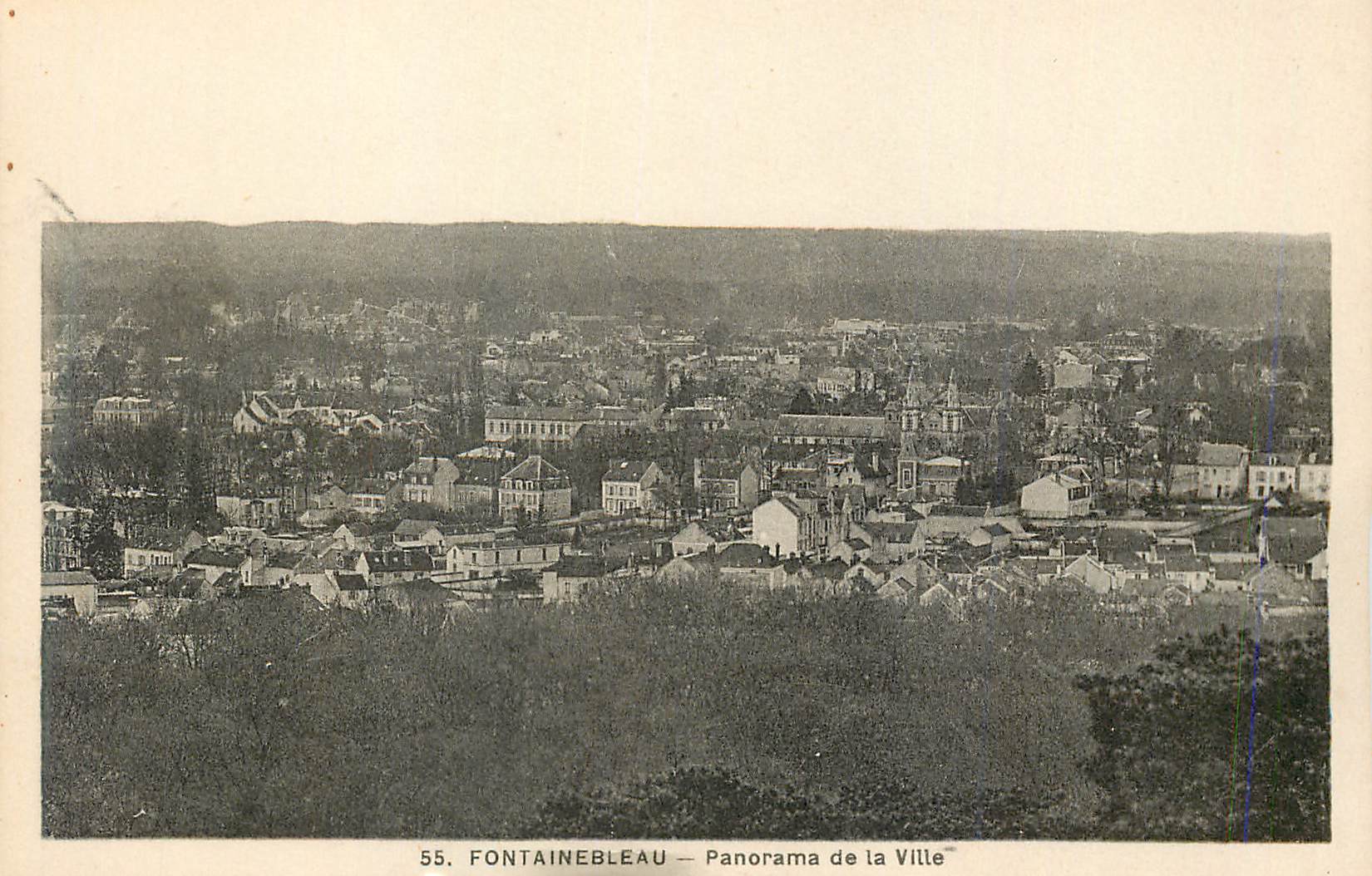 Fontainebleau — Panorama der Stadt — 55