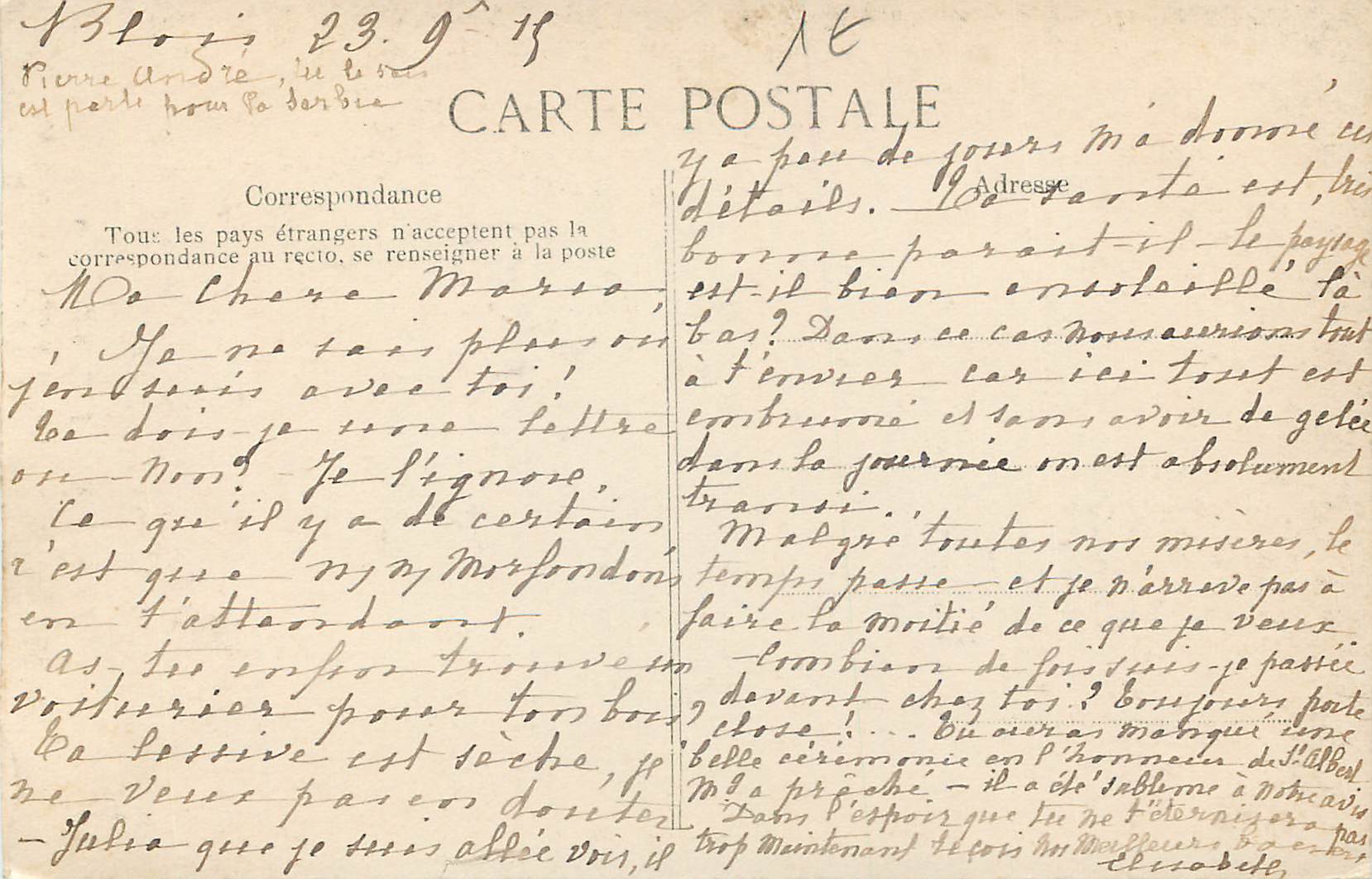 CPA La Benedictine a Fecamp Monument de MA Le Grand aine Fondateur  — Rückseite