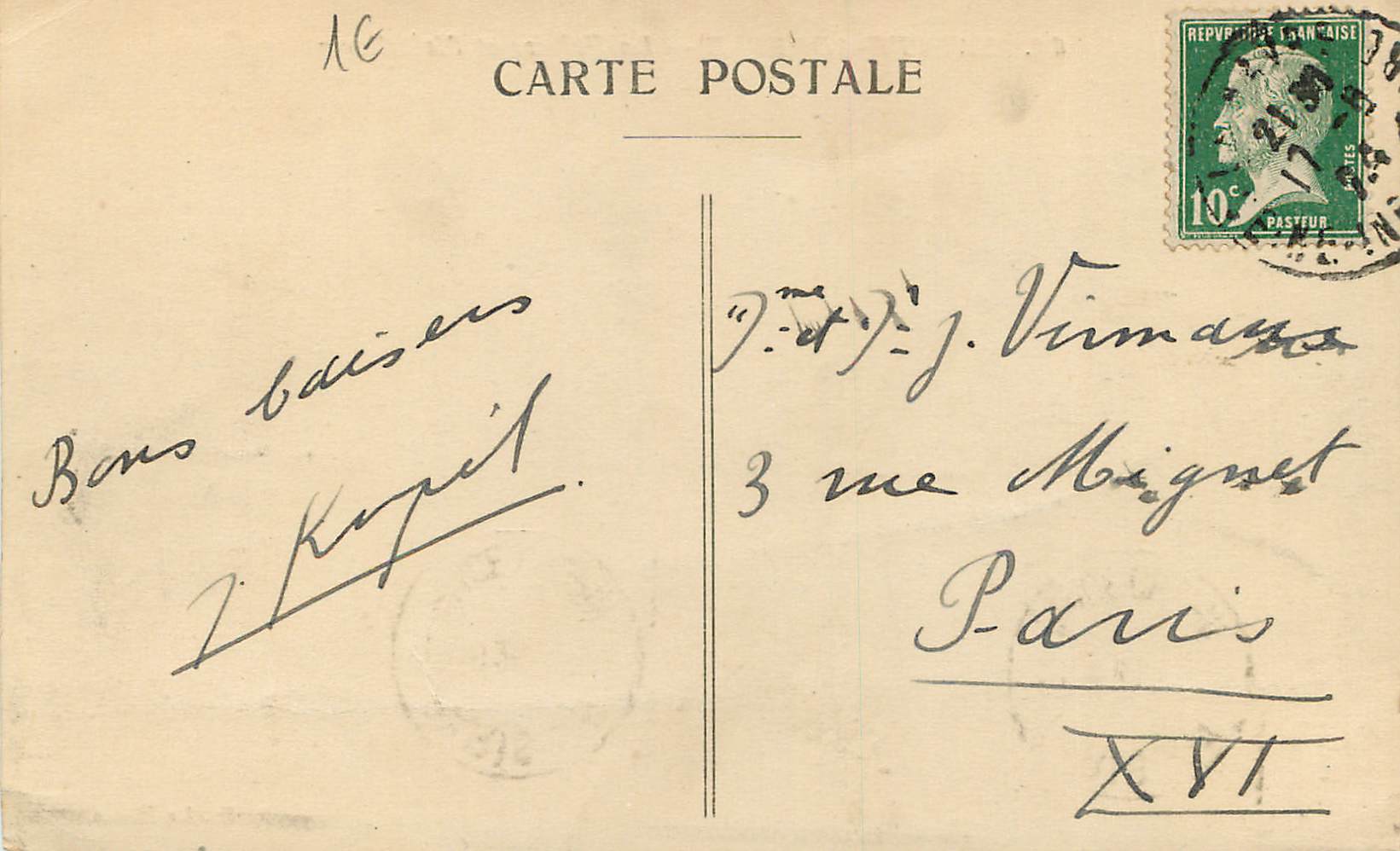 CPA Sainte Adresse La Falaise et l Hotellerie  — Rückseite