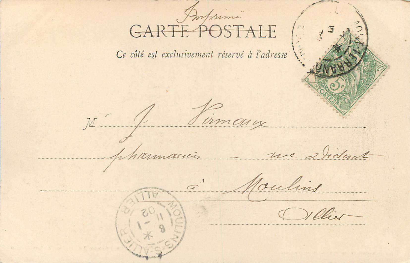 CPA Le Mont Dore Les Roches Tuiliers Sanadoire  — Verso