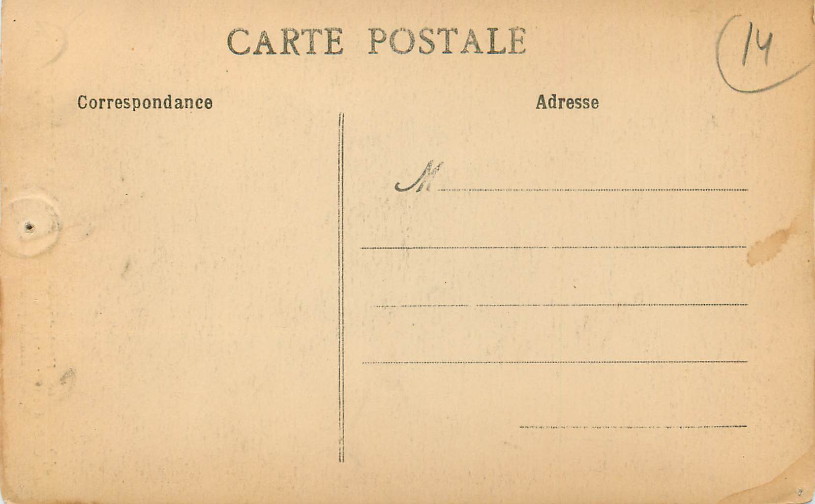 CPA Historie du Costume en Normandie  — Rückseite