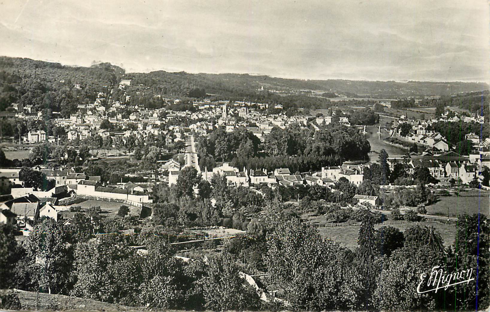 Jouarre — Tal der Marne — Allgemeiner Blick auf La Ferté — Editions E. Mignon