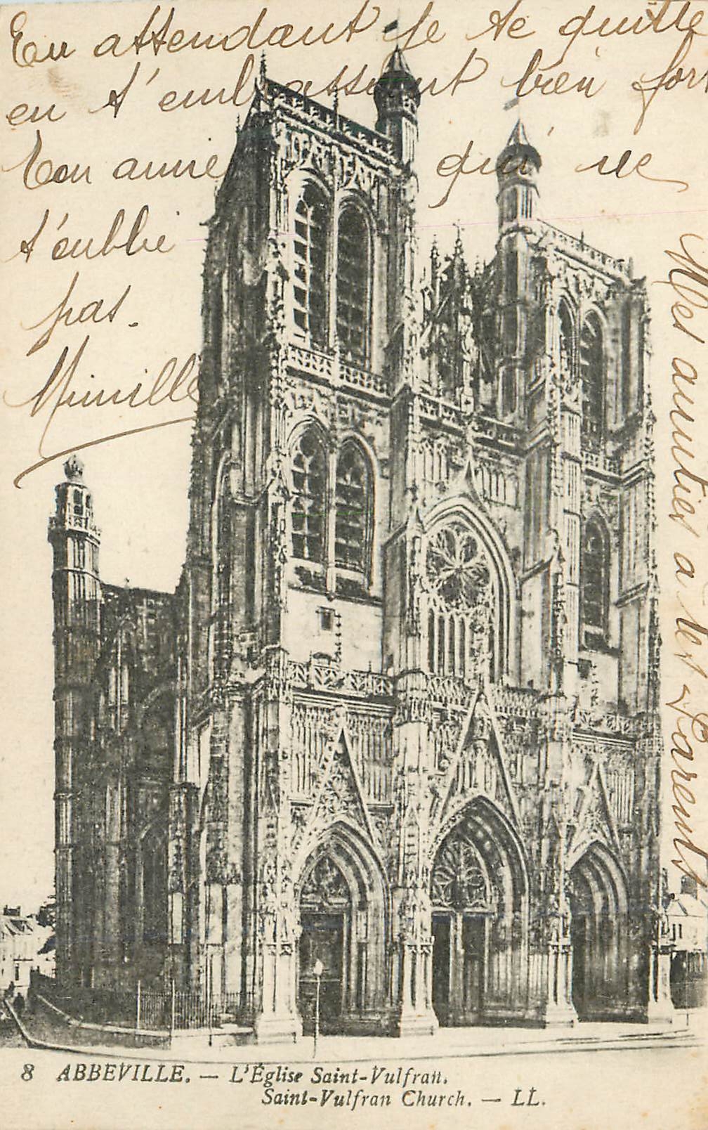 CPA Abbeville L Eglise Saint Vulfran 