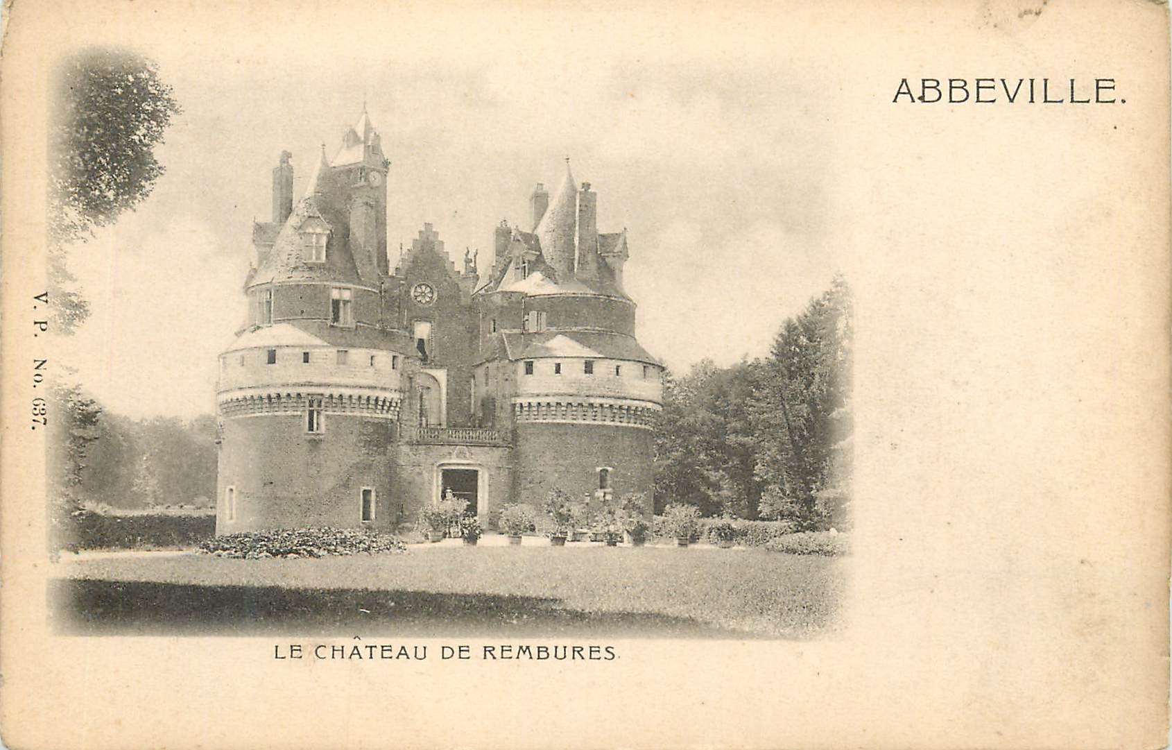 CPA Abbeville Le Chateau de Rembures 
