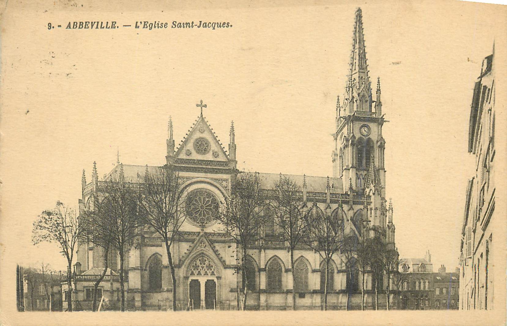 CPA Abbeville L Eglise Saint Jacques 