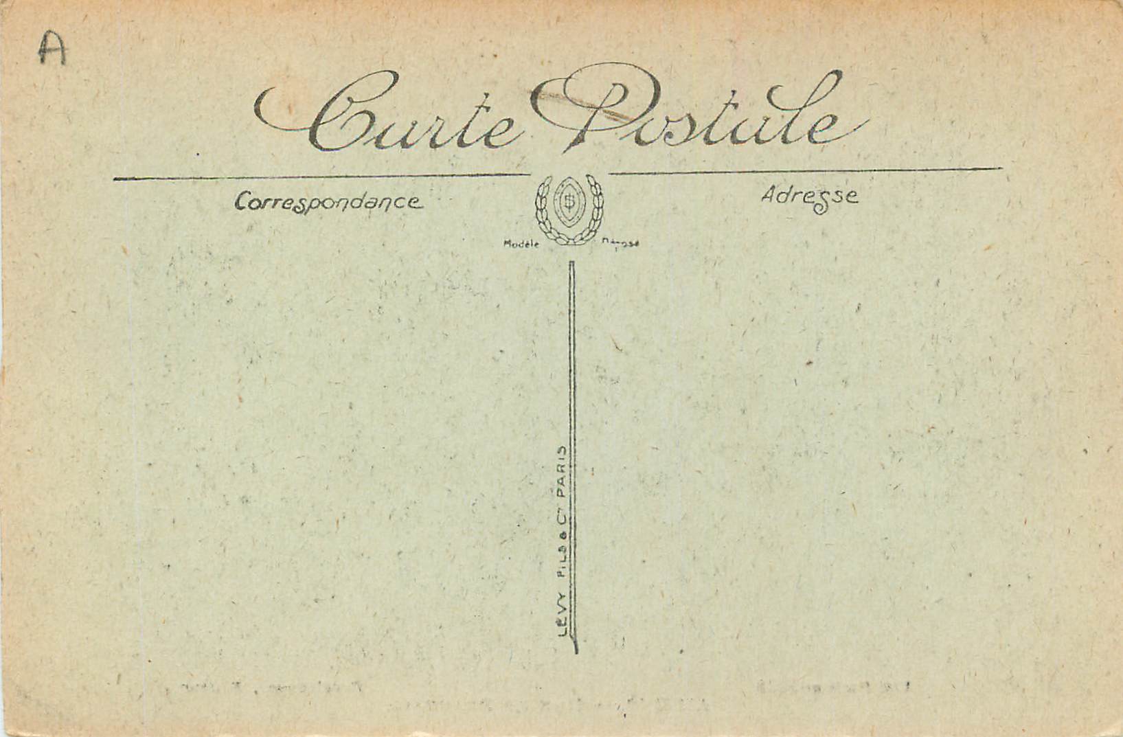 CPA Amiens Rue de Beauvais Militaria — Back