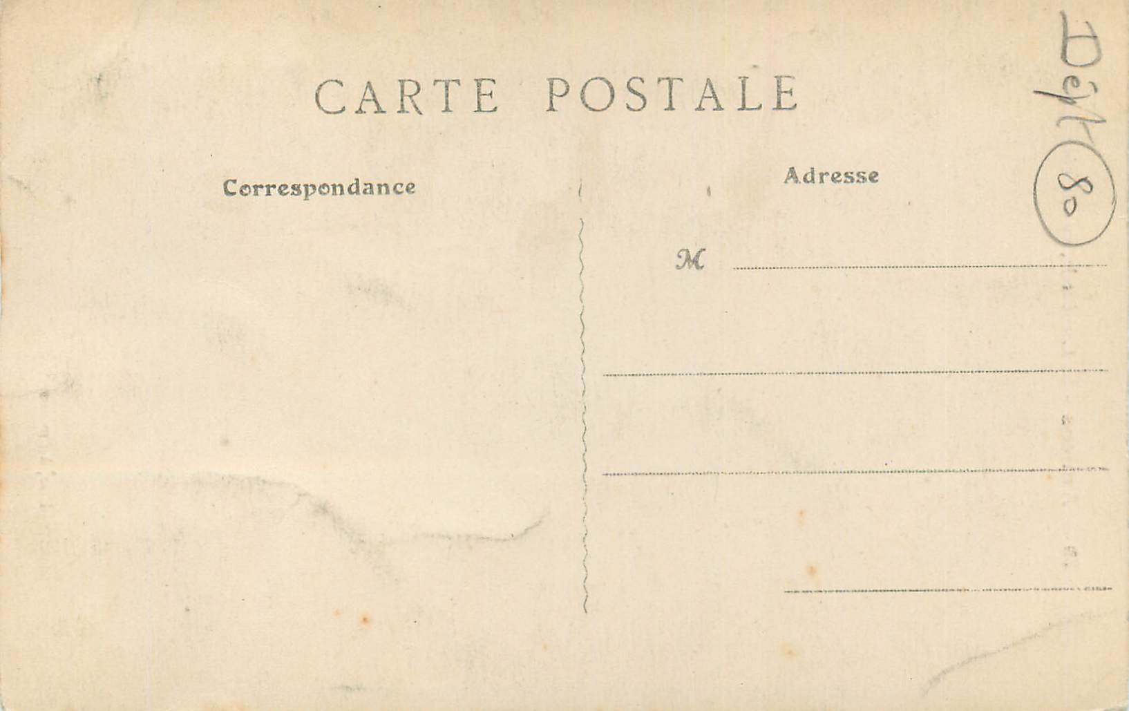 CPA Amiens La Cathedrale vue de cote  — Rückseite