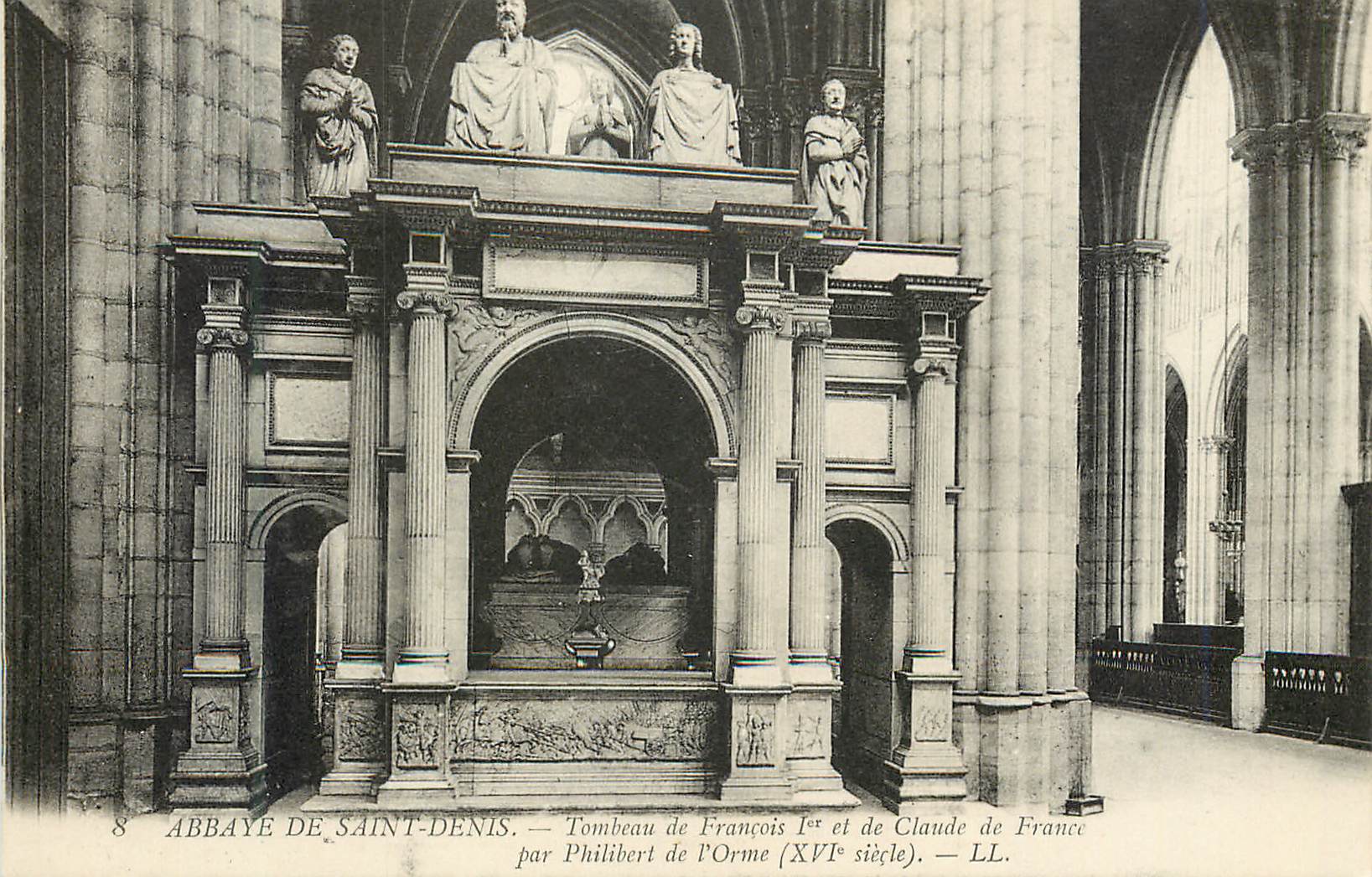 CPA Abbaye de Saint Denis Tombeau de Francois et de Claude de France 