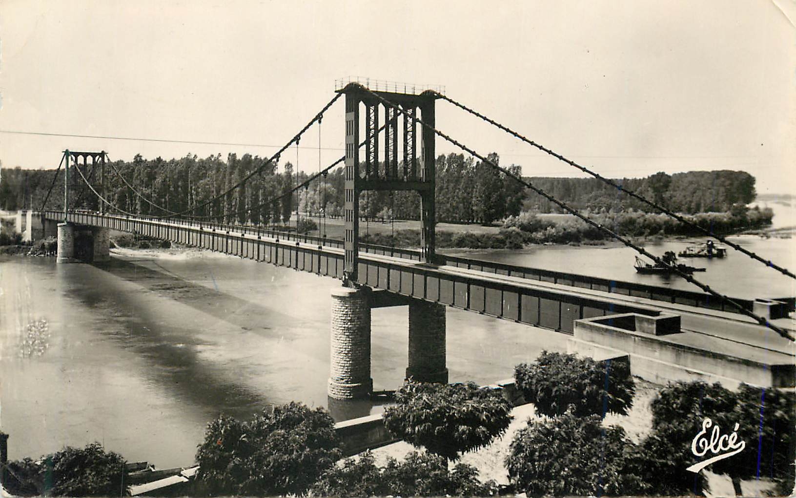 CPM Marmande Lot et Garon Le Pont sur la Garonne 
