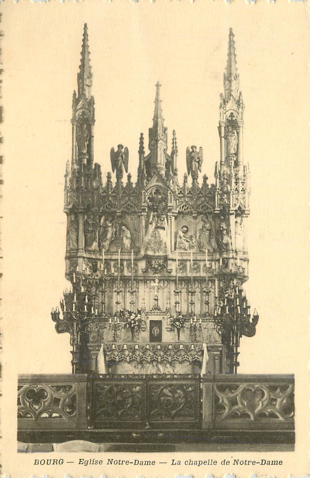 CPA Bourg Eglise Notre Dame La chapelle de Notre Dame 