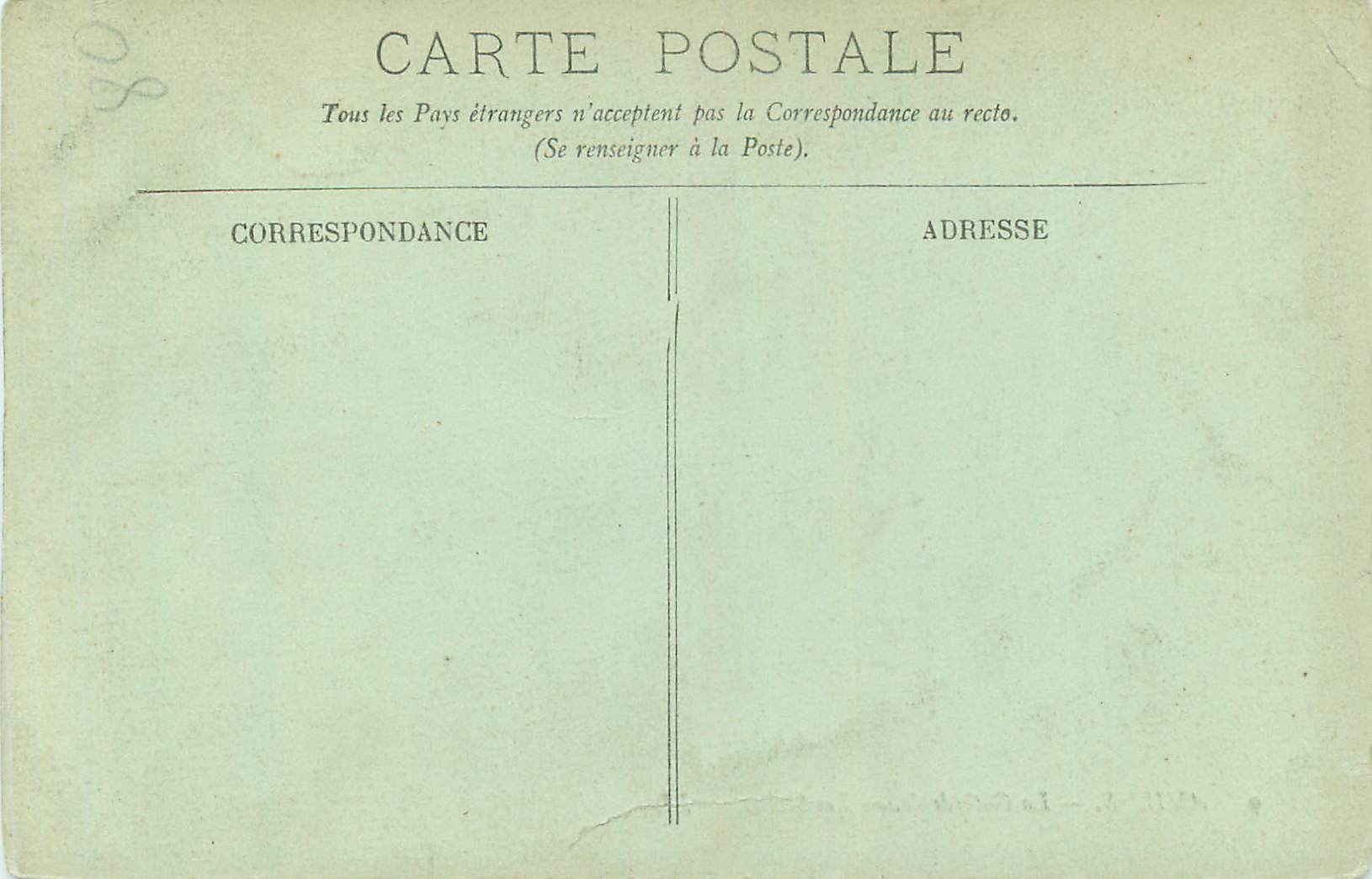 CPA Amiens La Cathedrale Les Stalles  — Verso