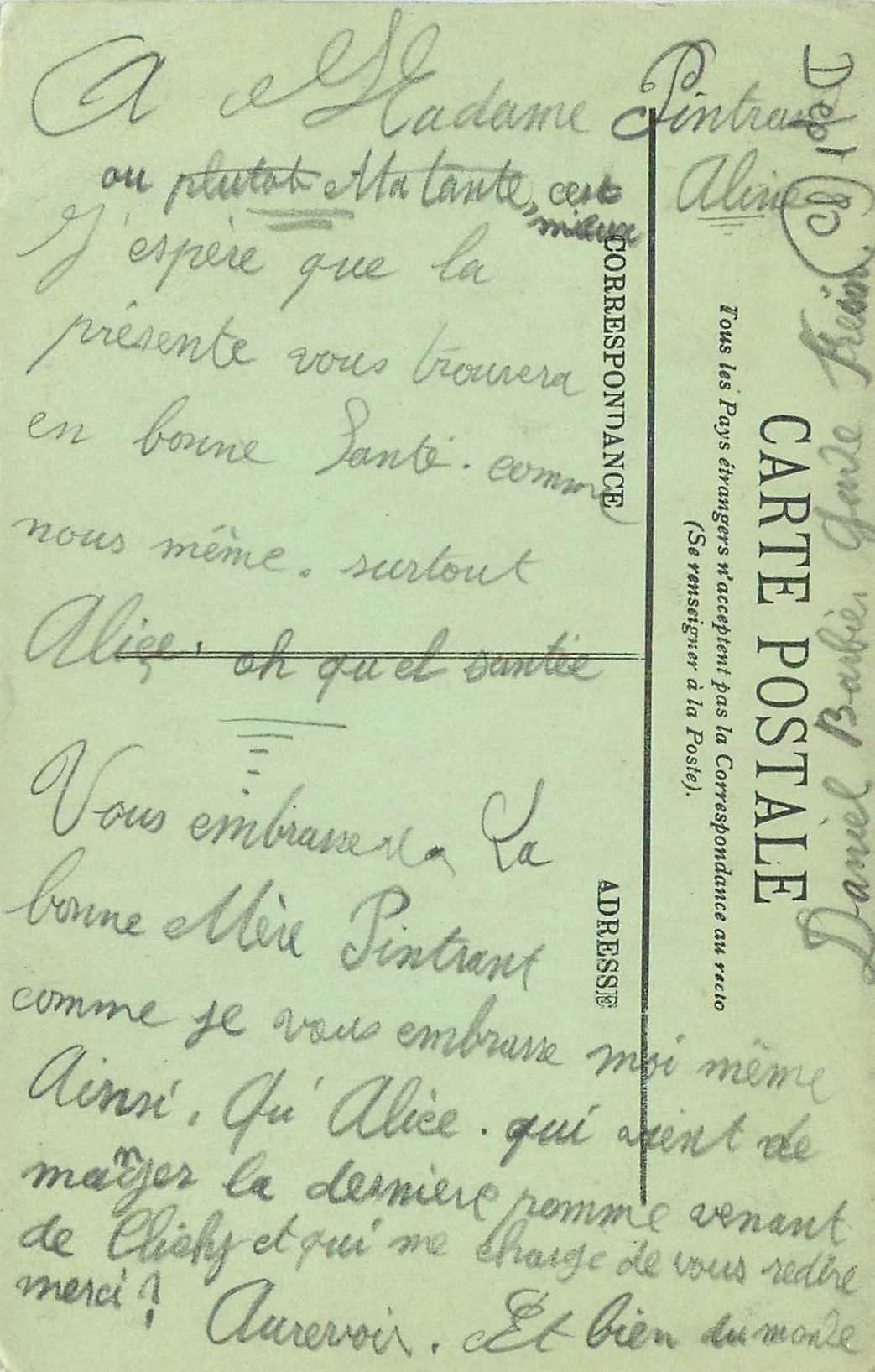 CPA Amiens La Cathedrale Translation des Reliques de St Firmin  — Rückseite