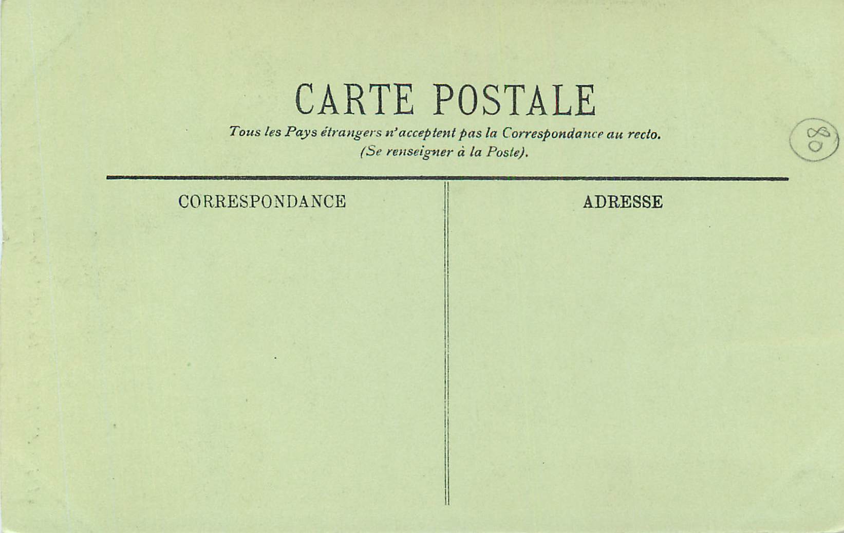 CPA Amiens La Cathedrale La Petite Tour et Arcs Boutants de la Nef  — Rückseite