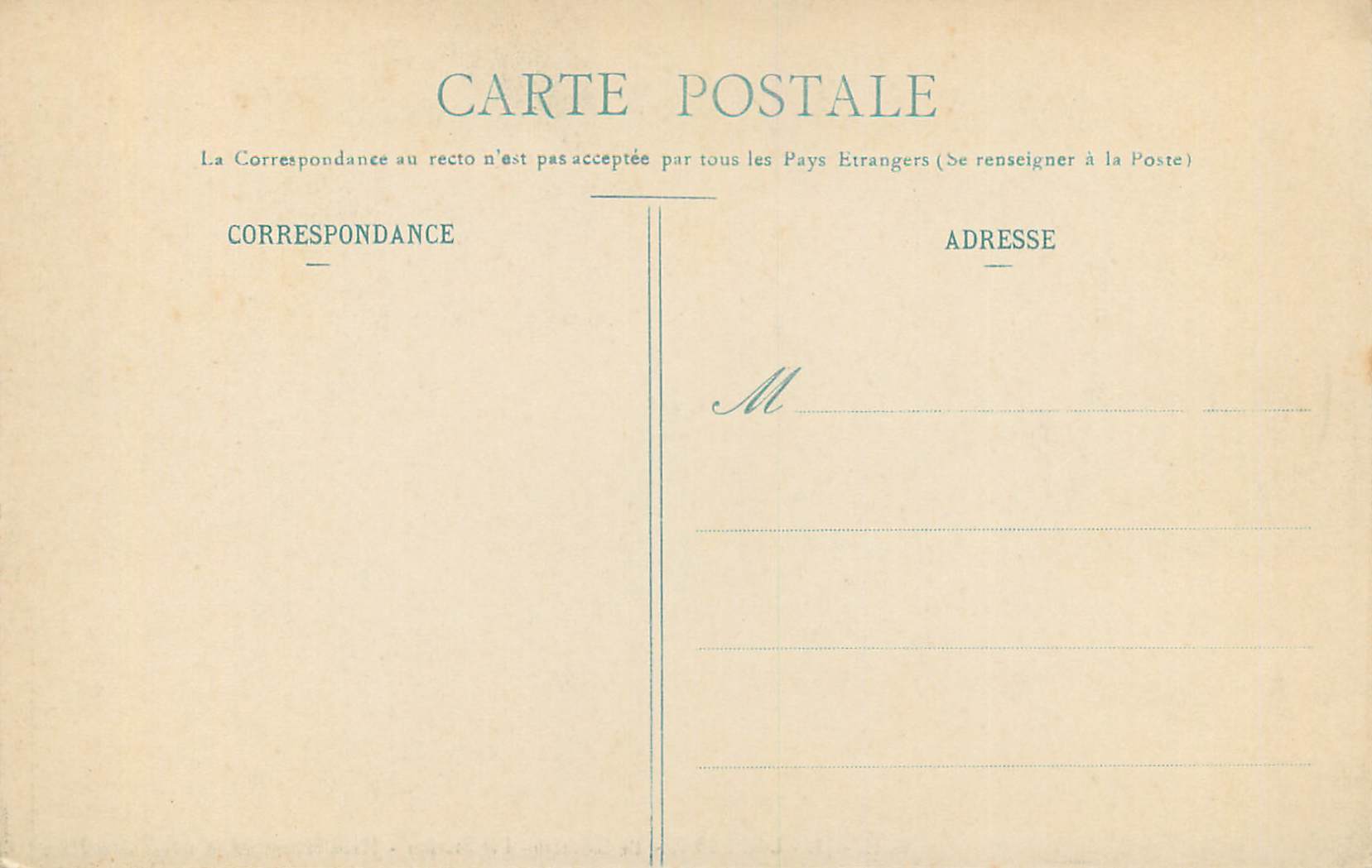 Le Calvaire - IVe Station - Jésus rencontre sa très-chère Mère - Lourdes - C.C. - 48 — Verso