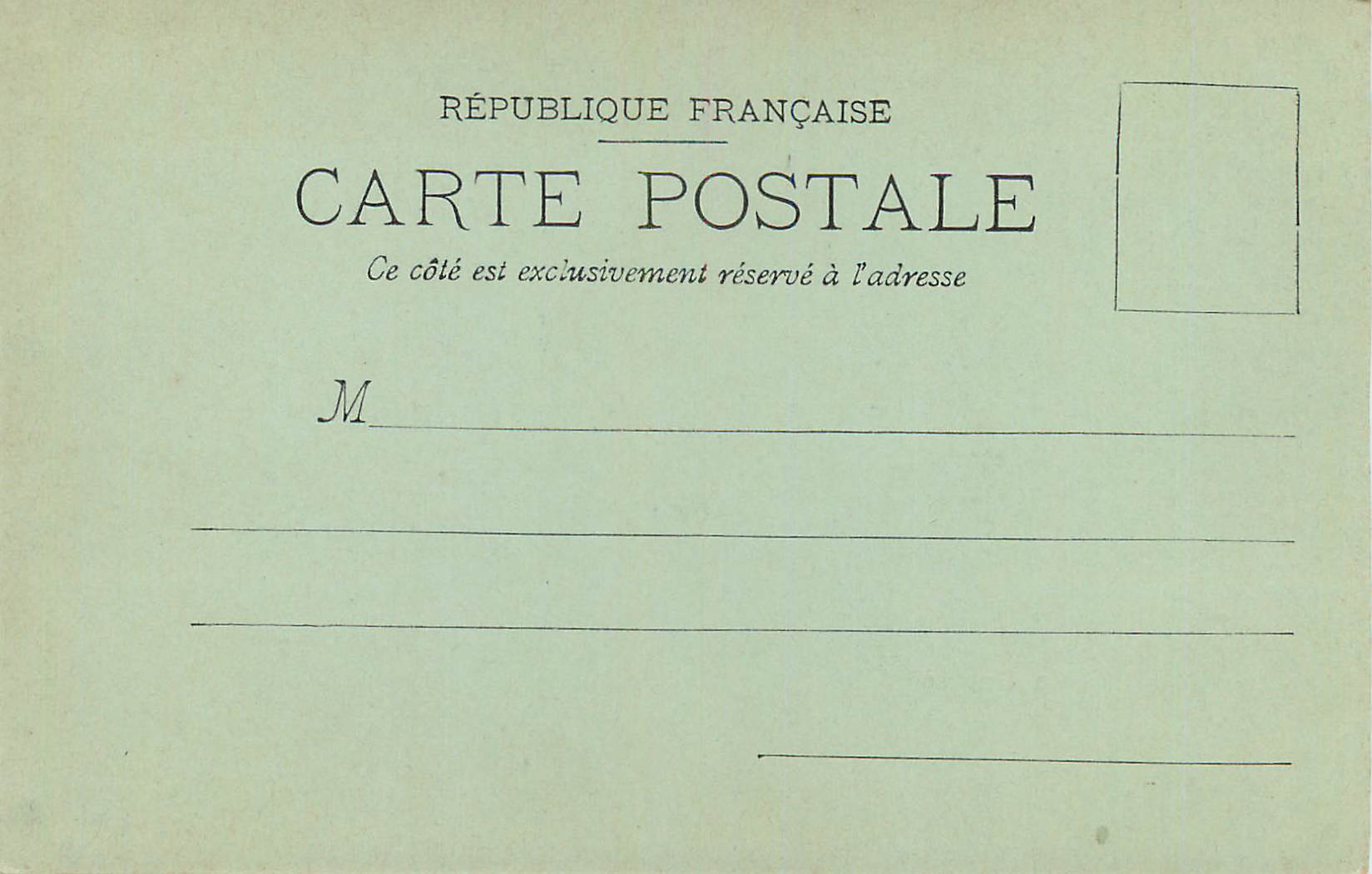 CPA Souvenir de Lourdes La Grotte (carte 1900) — Verso