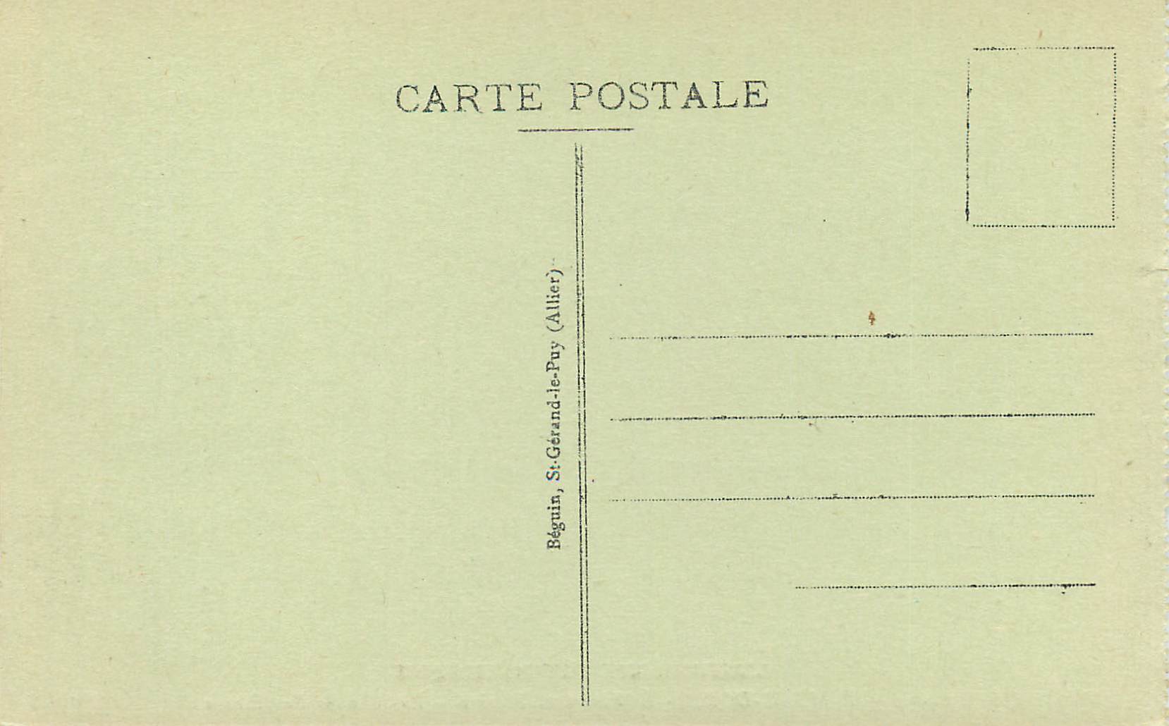 CPA Le Mont Dore Etablissement Thermal La Salle des Pas Perdus  — Verso