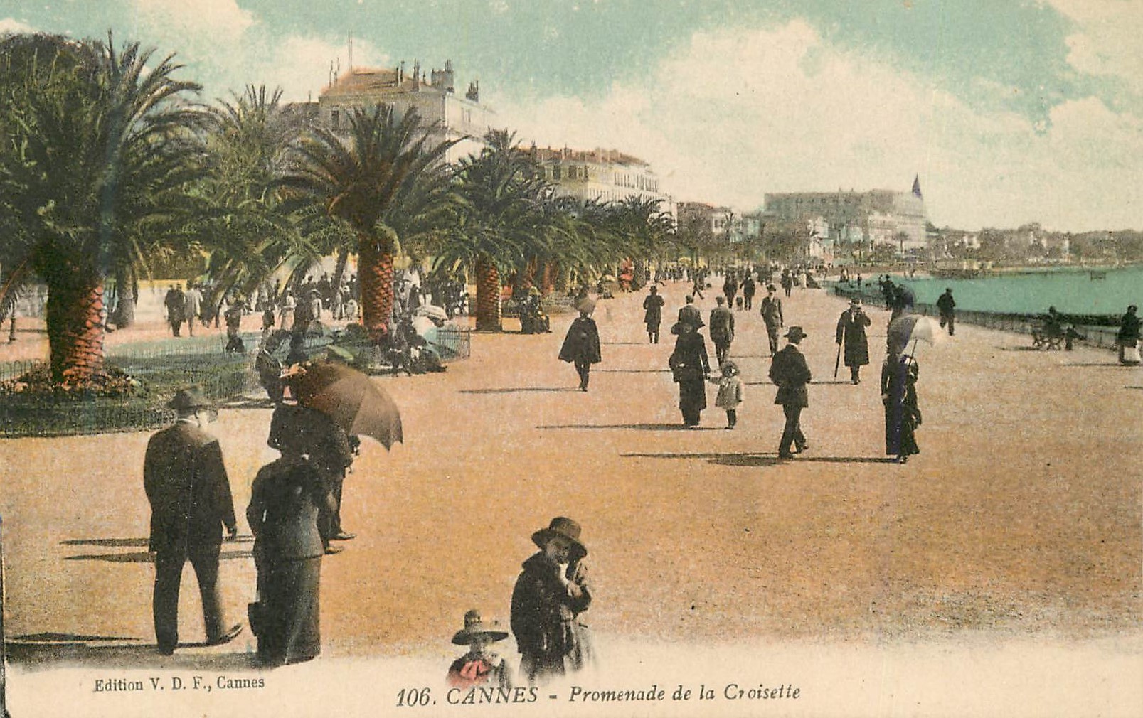 CPA Cannes Promenade de la Croisette 