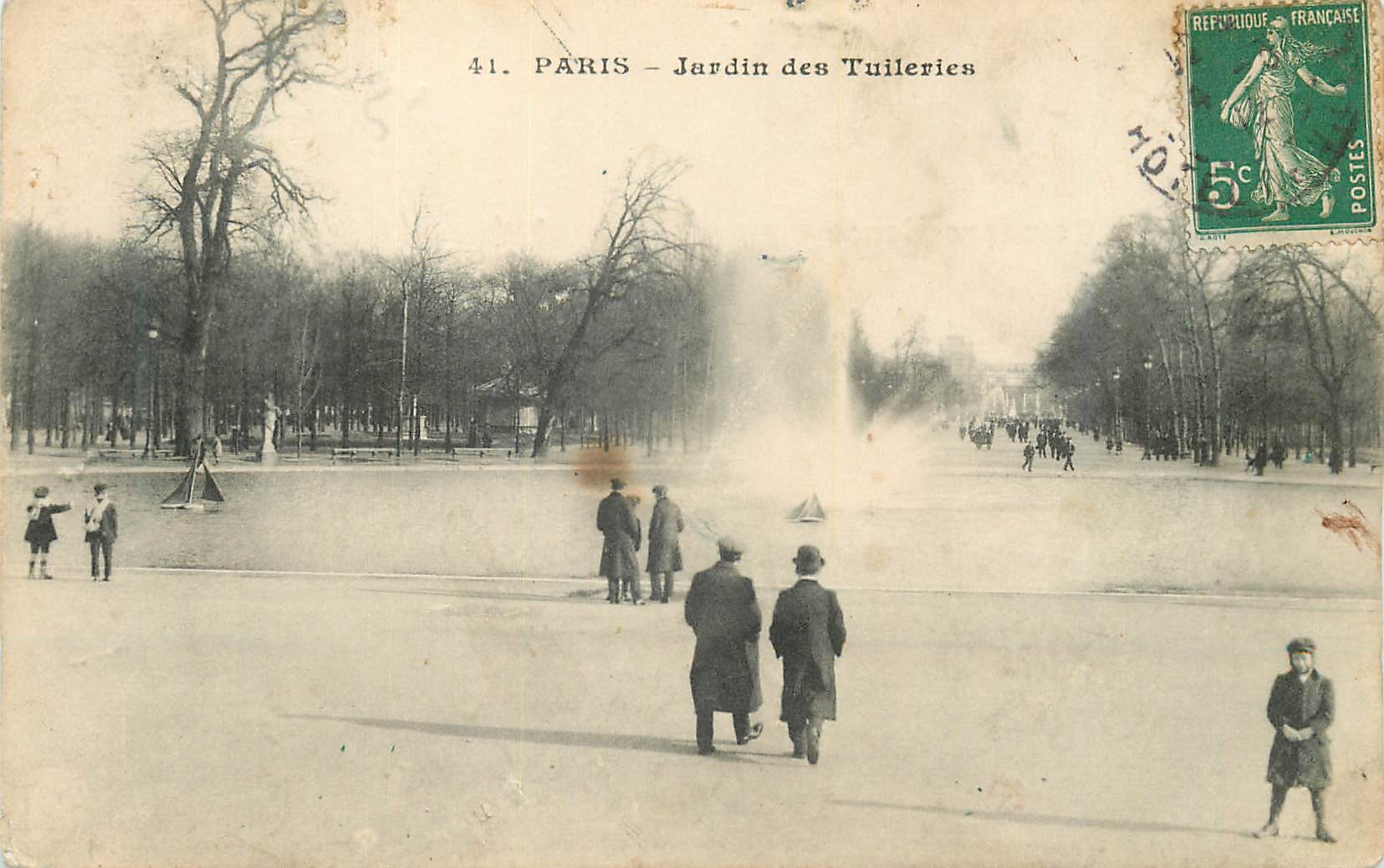 CPA Paris Jardin des Tuileries 