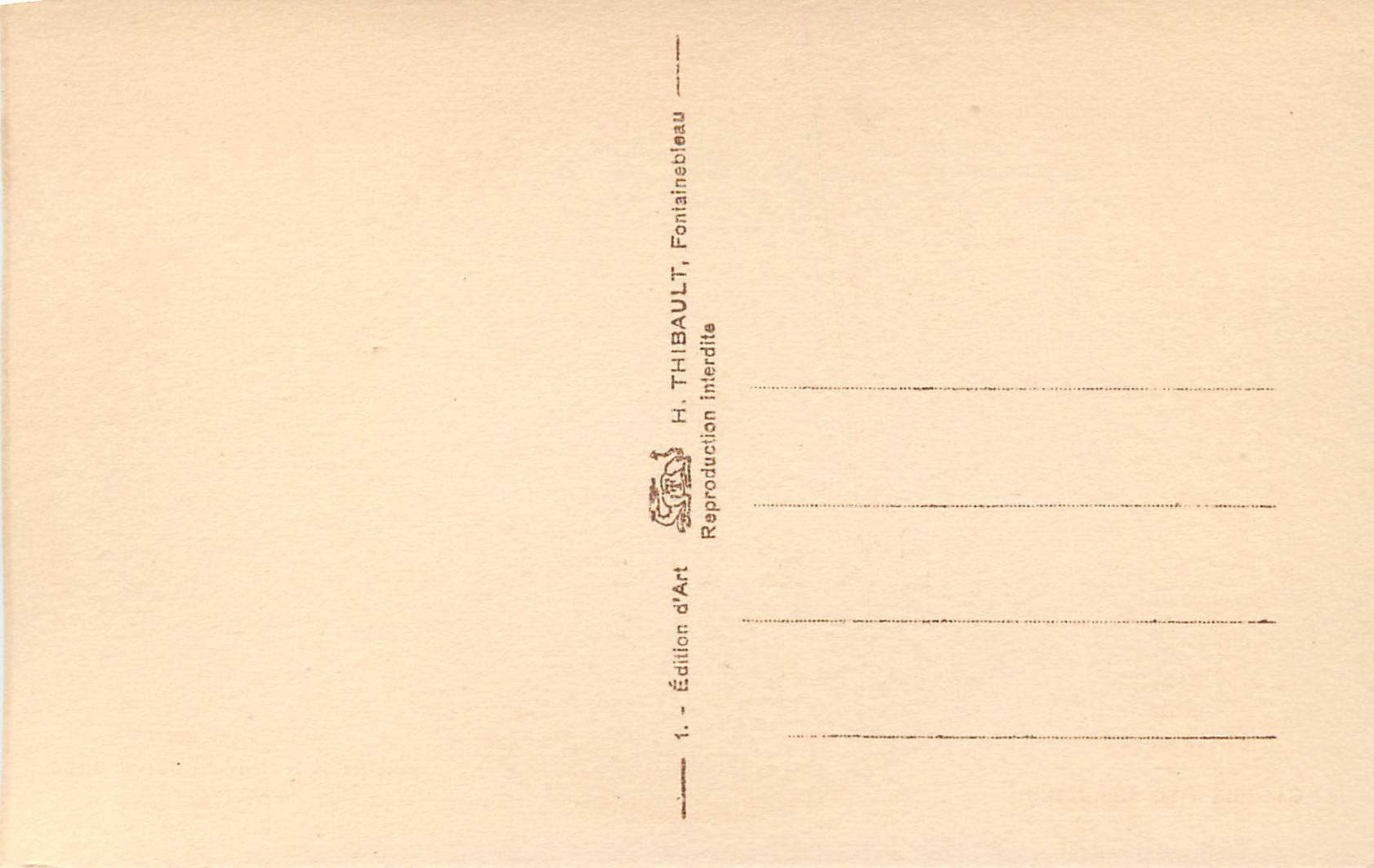 Palazzo di Fontainebleau — Galleria delle Scodelle — Scala della Corte del Cavallo Bianco verso 1649 — Verso