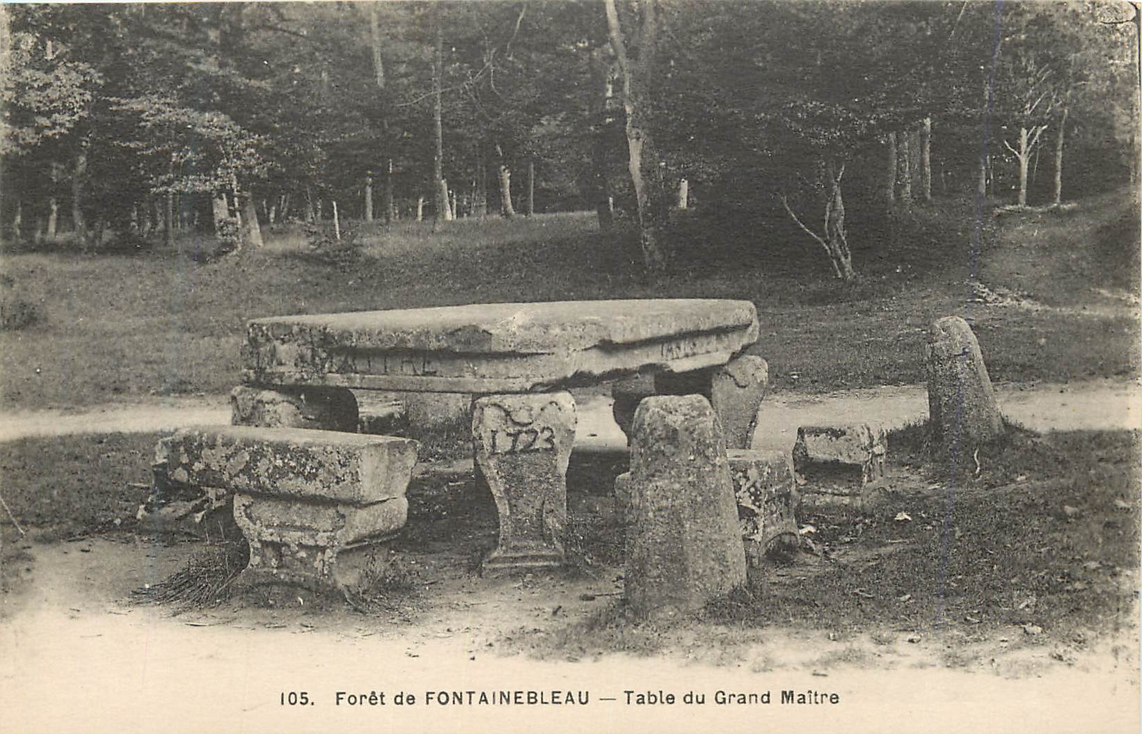 Bosque de FONTAINEBLEAU — Mesa del Gran Maestro