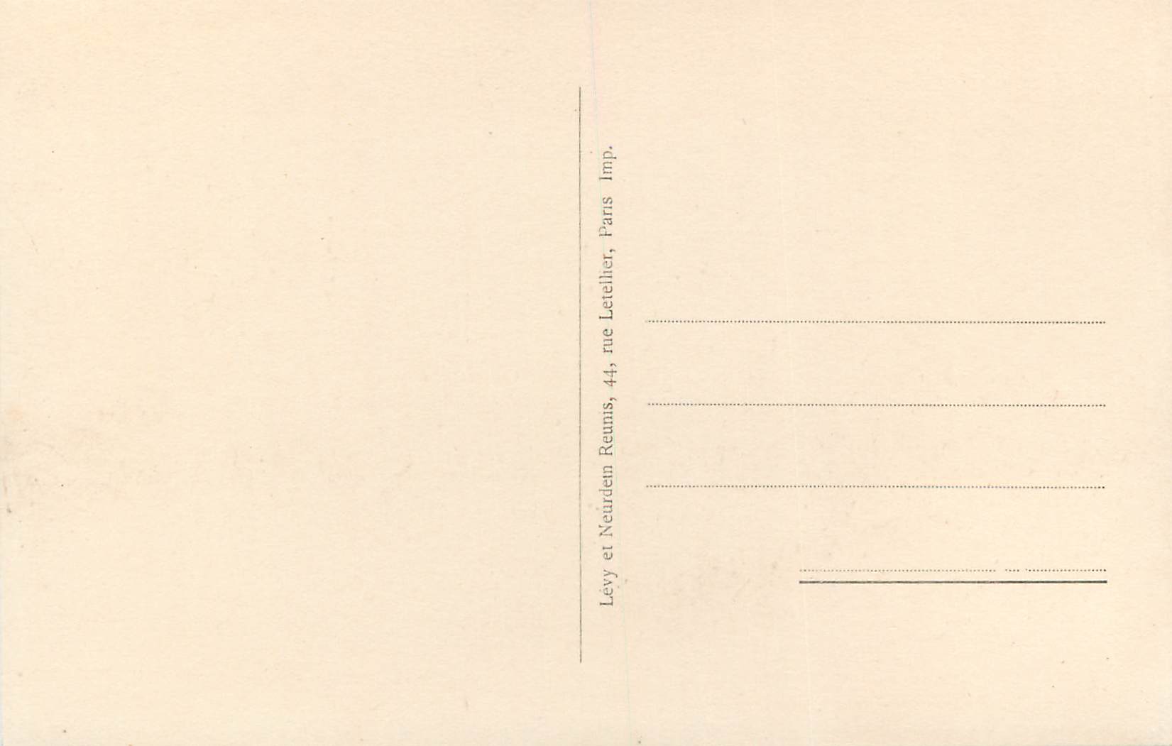 Fontainebleau - La Forêt d'Aprémont - Grotte des Brigands — LL. n°341 — Verso