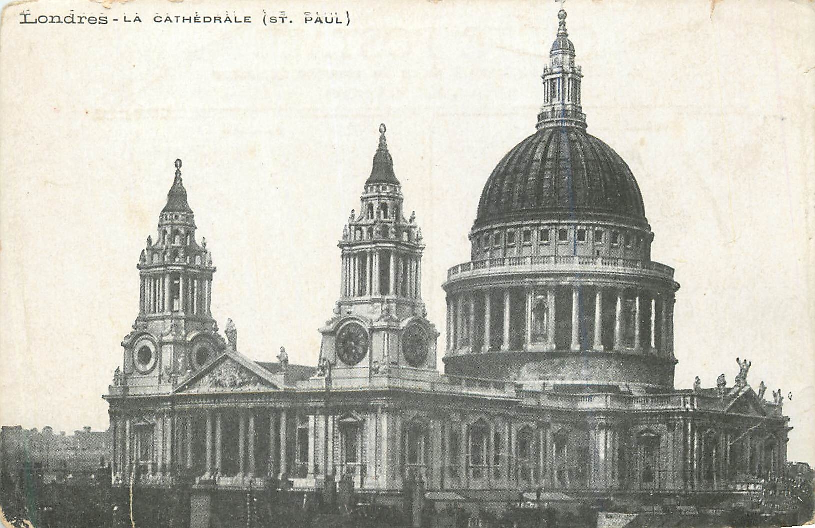 CPA Londres La Cathedrale St Paul 