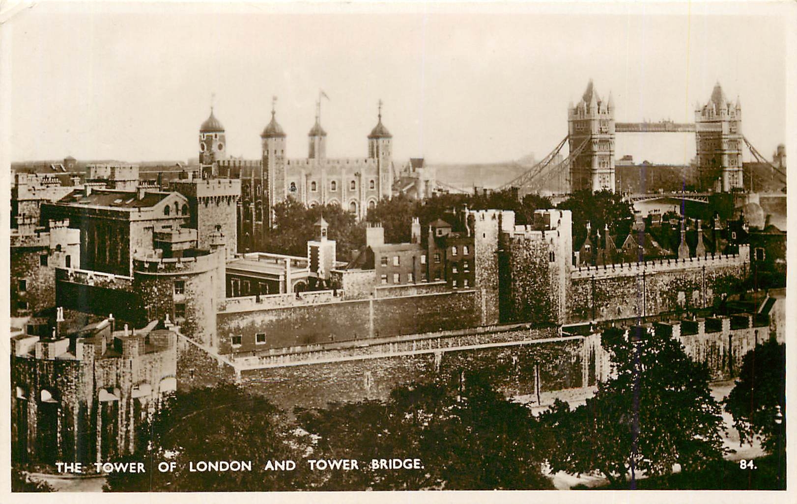 CPA The Tower of London and Tower Bridge 
