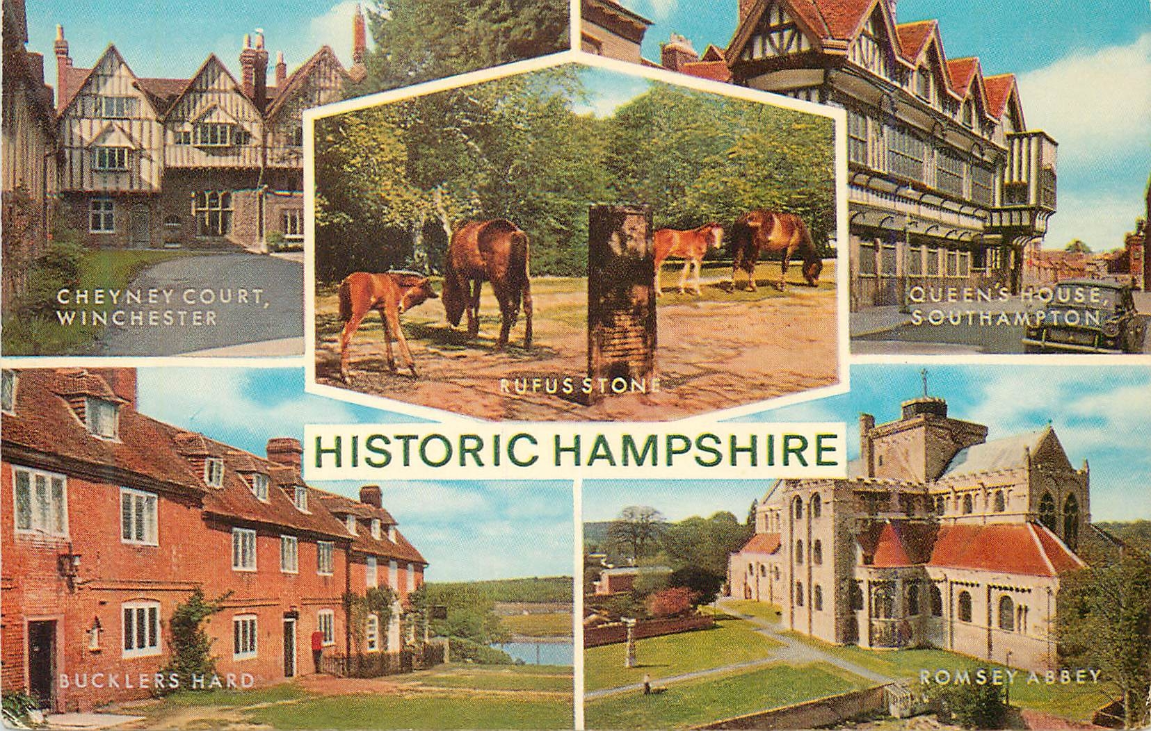 CPM Historic Hampshire Cheyney COurt Winchester Queens House Southampton 