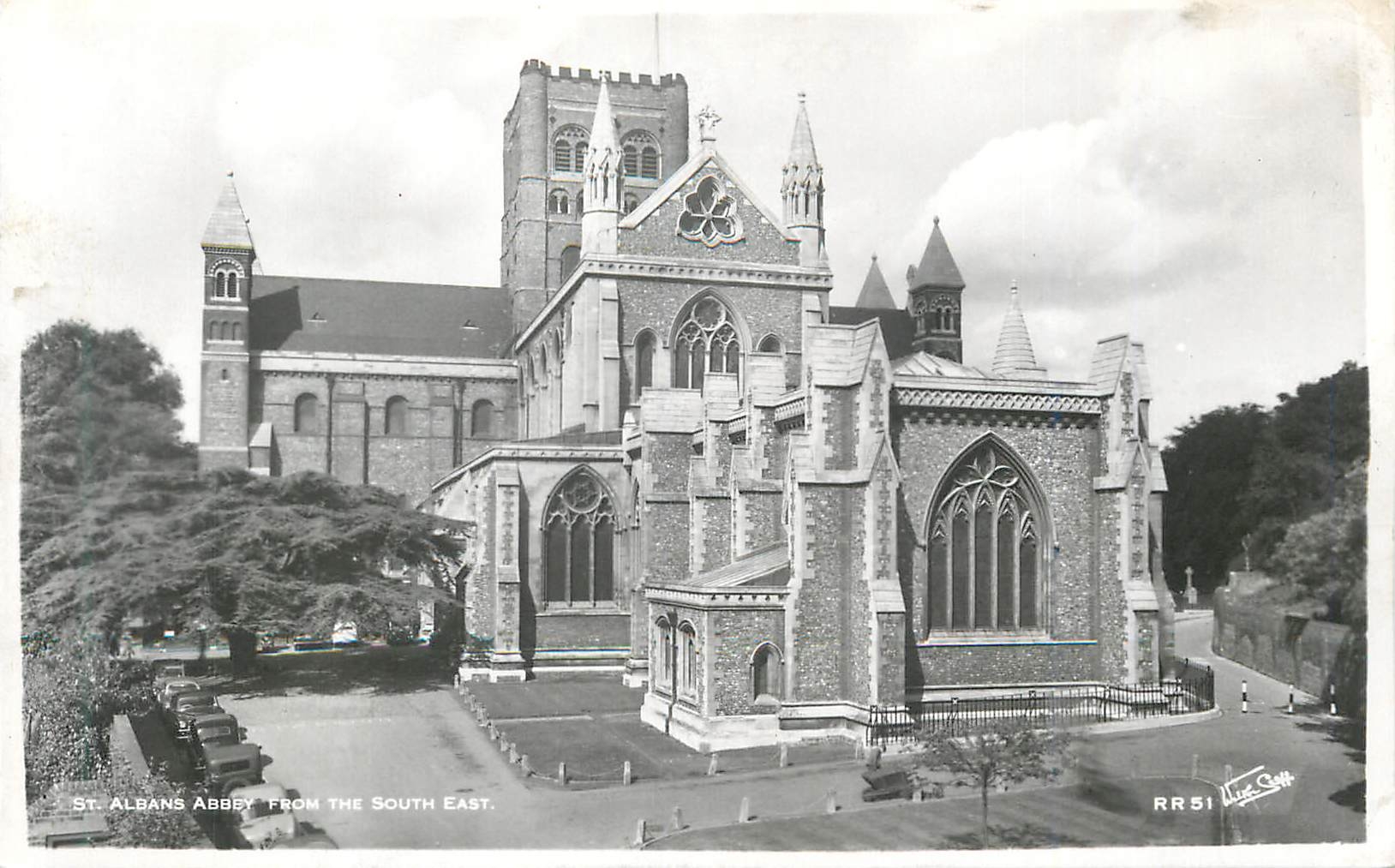 CPA St Albans Abbey from The South East 