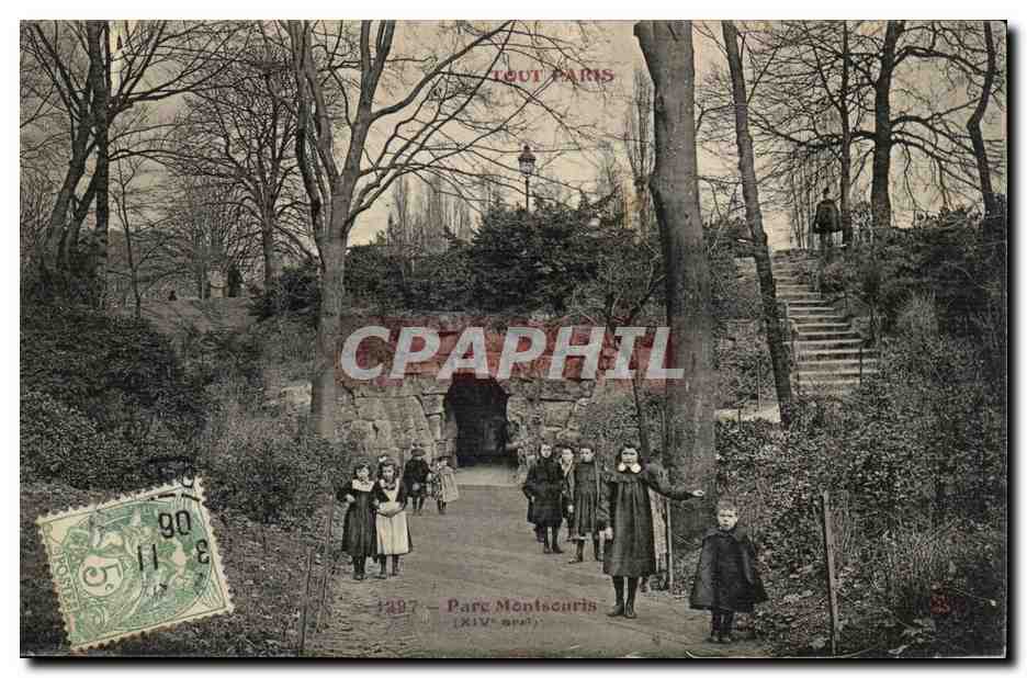 Paris (14)- Parc Montsouris-Enfants-CPA-