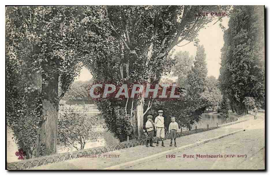 Paris (14)- Parc Montsouris-Enfants-CPA-