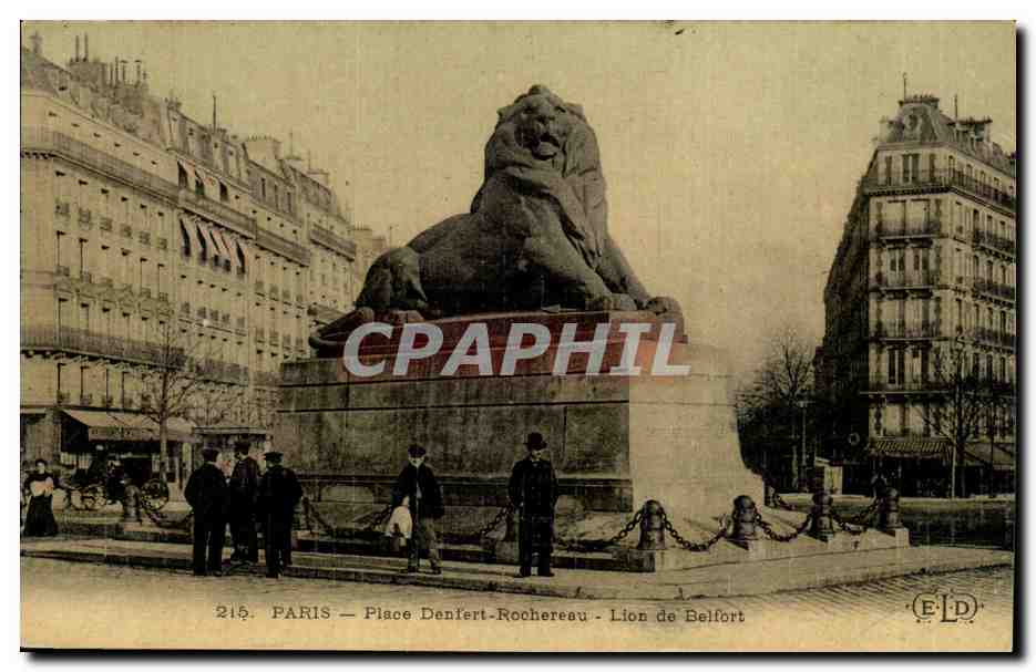 Paris — Place Denfert-Rochereau — Lion de Belfort
