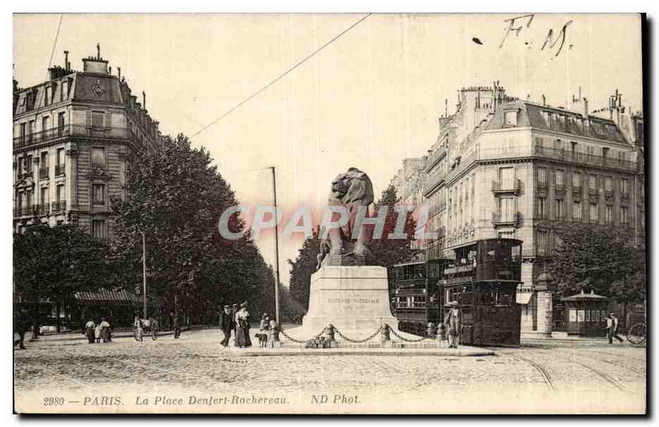 Paris — Die Place Denfert-Rochersau — ND PhoL