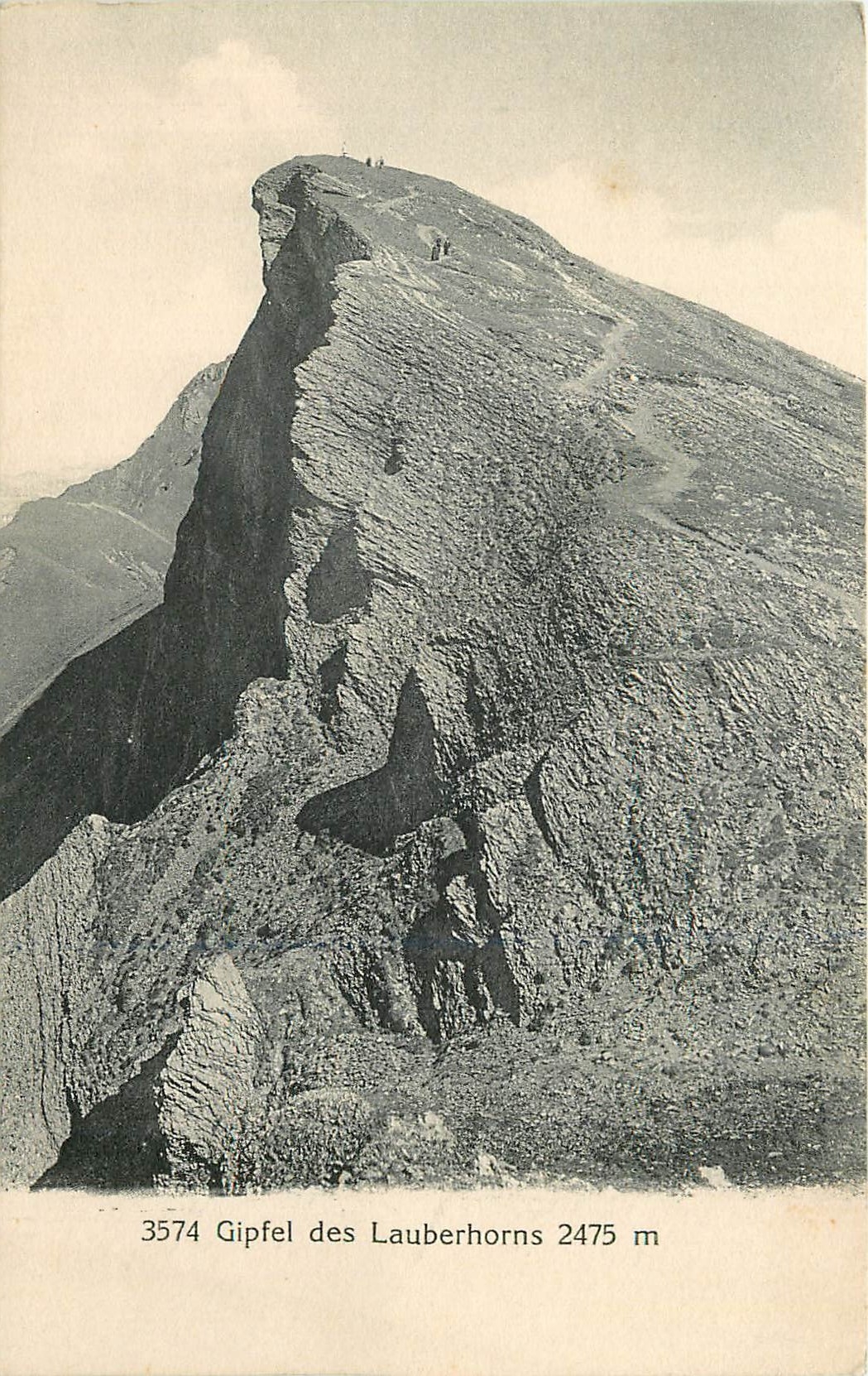 CPA Gipfel des lauberhorns 2475 m
