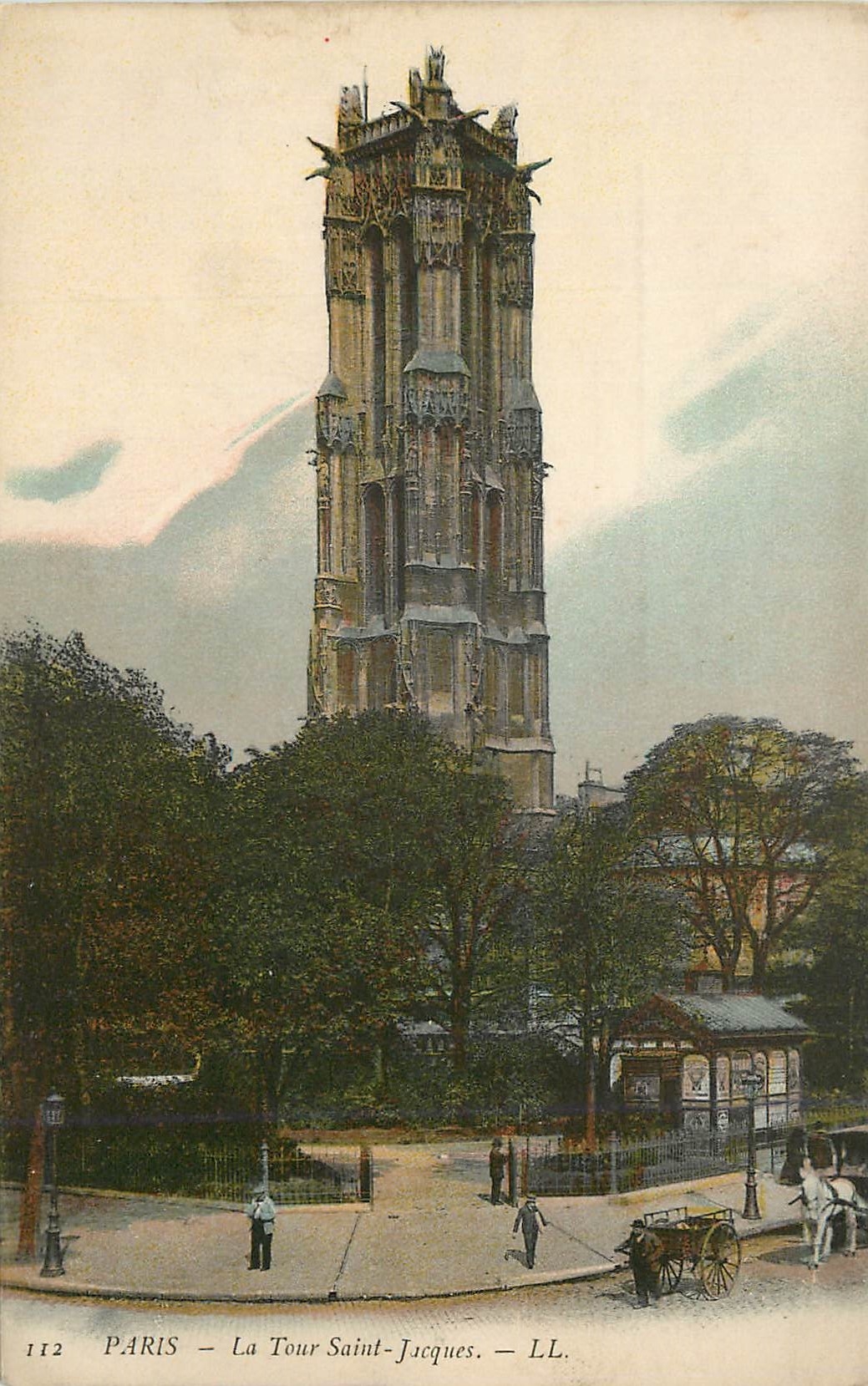 CPA Paris la tour saint jacques