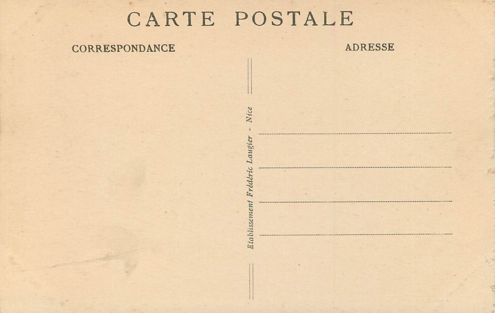CPA Monte carlo une partie du casino — Rückseite