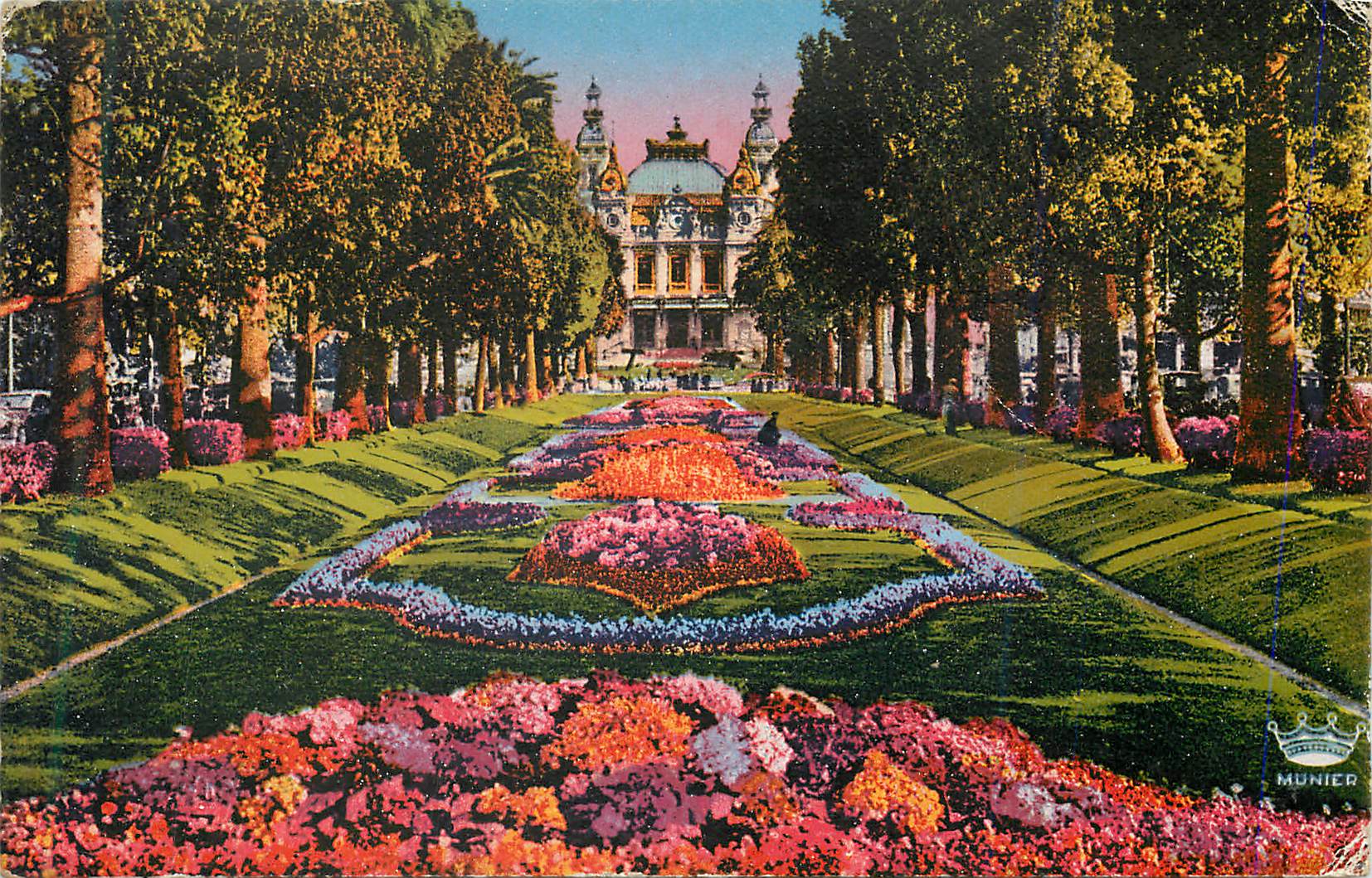 CPA Monte carlo le casino et les jardins