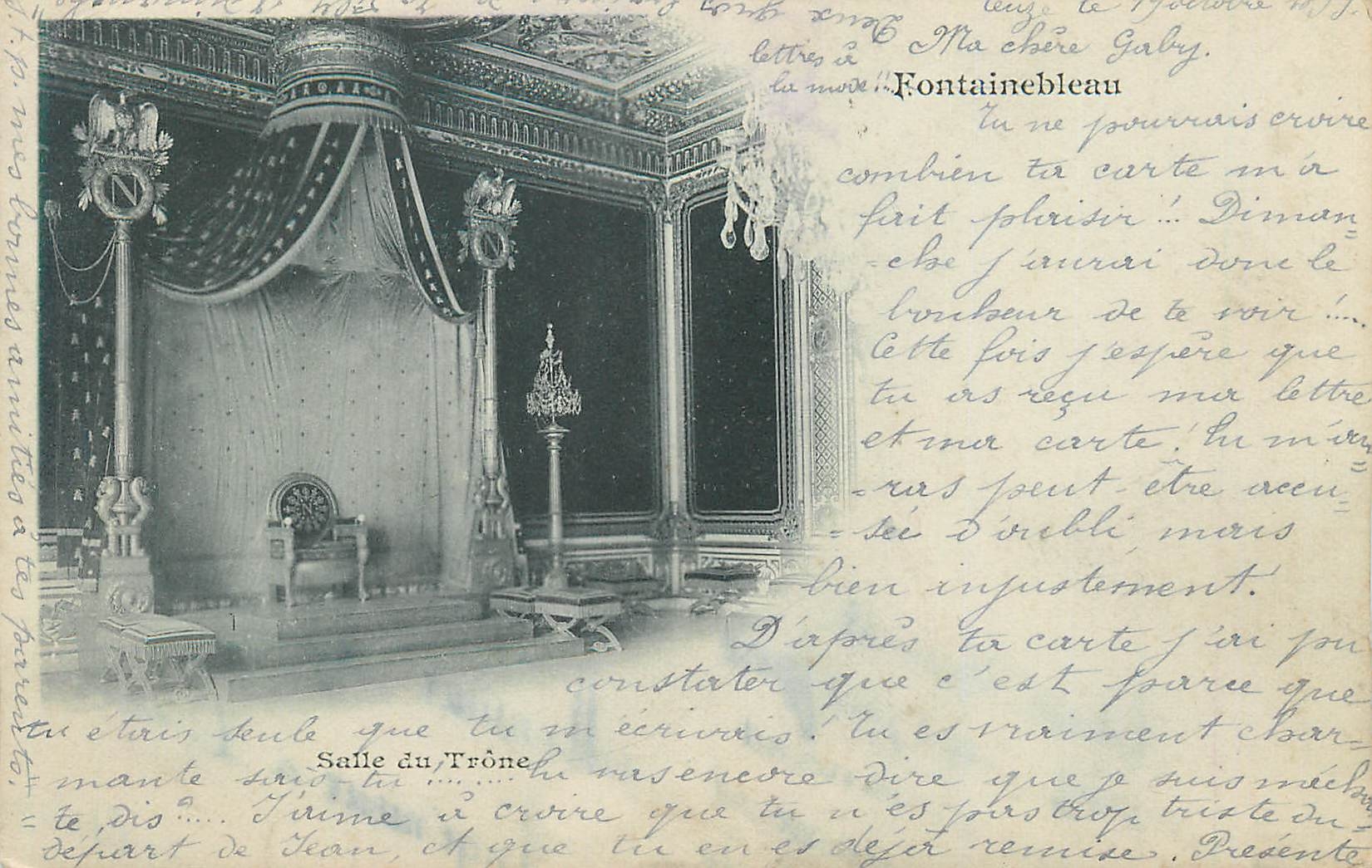 Salle du Trône — Fontainebleau — éditeur non identifié