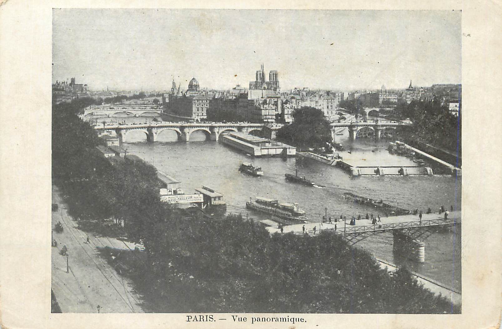 Paris — Vue panoramique — éditeur non identifié
