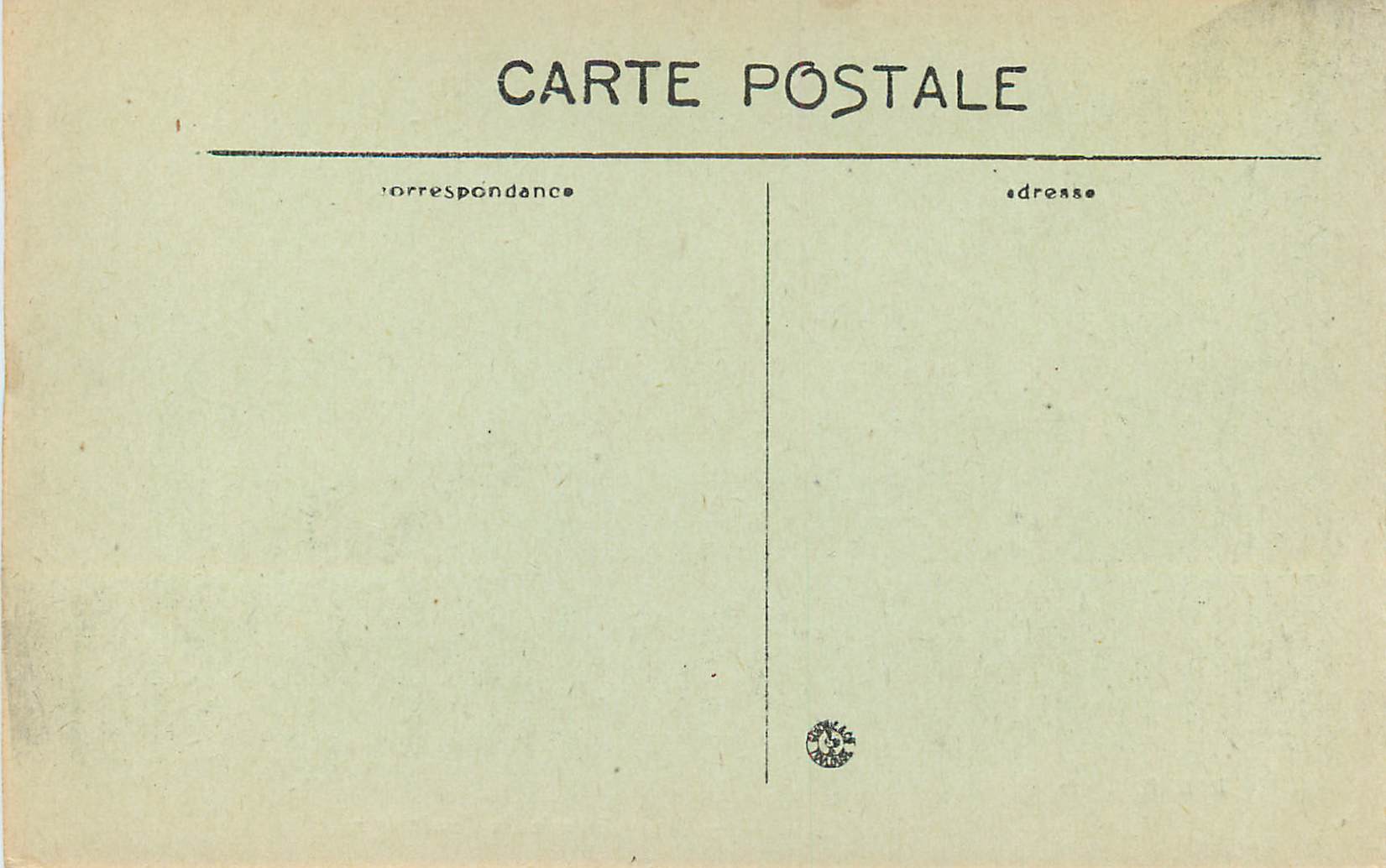 CPA Lourdes vue generale du funiculaire — Verso