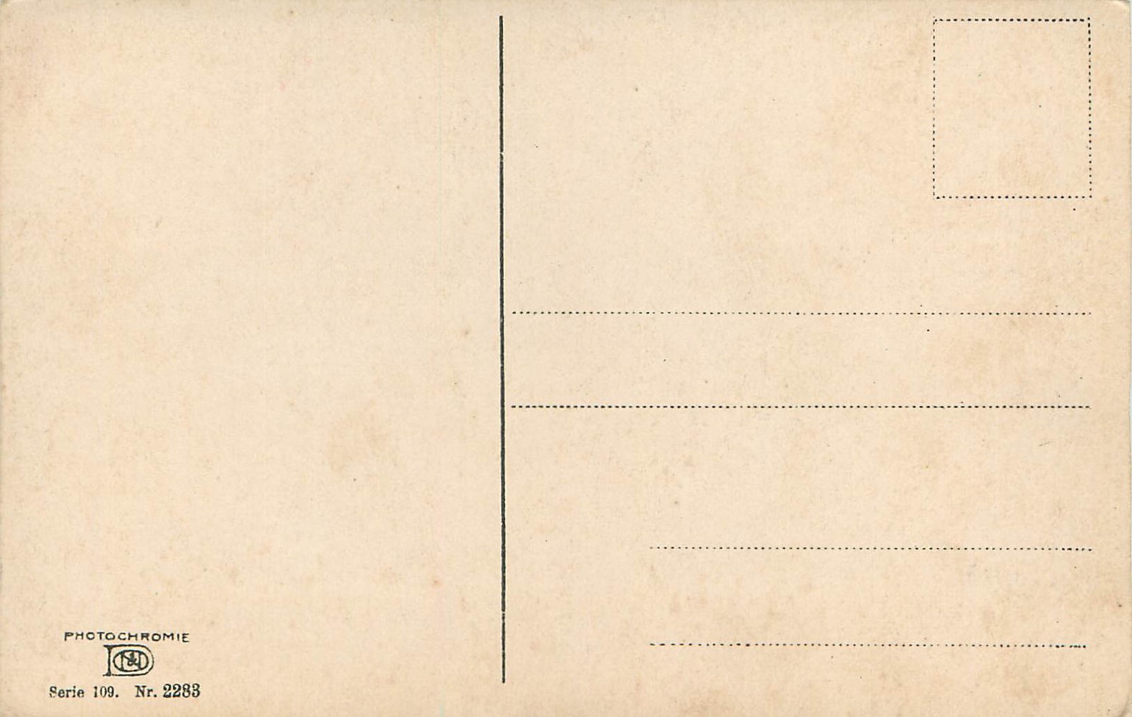 CPA Foret — Verso
