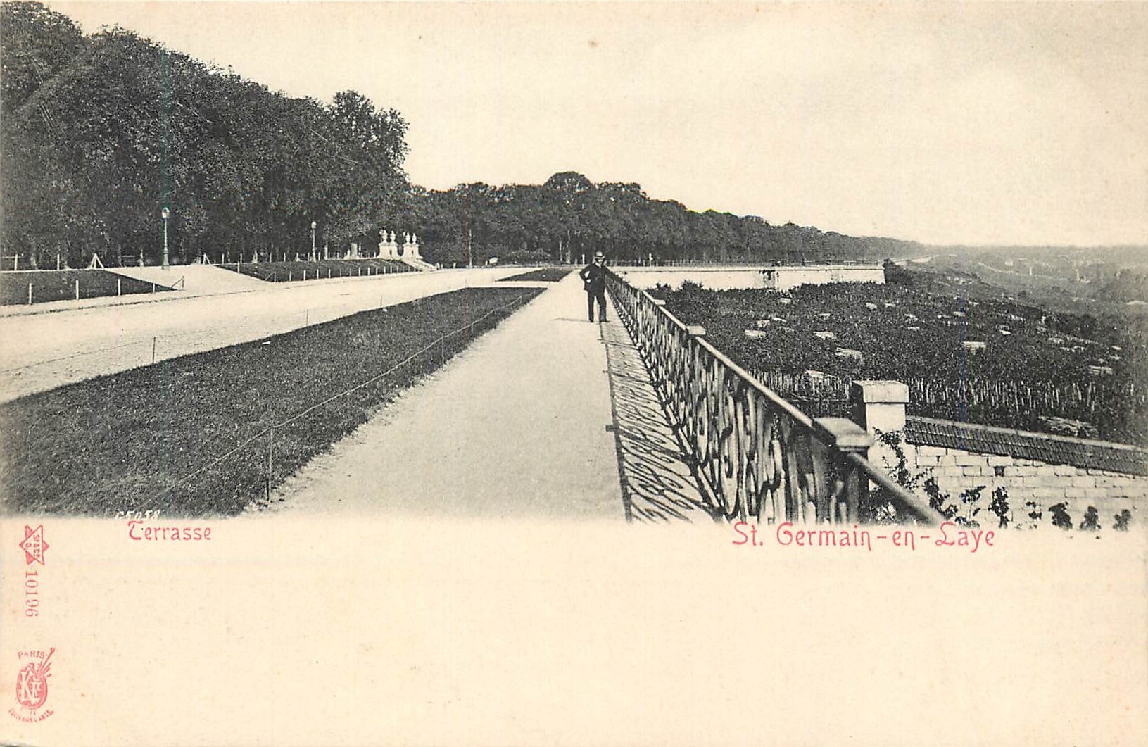 CPA Terrasse st germain en Laye (carte 1900)