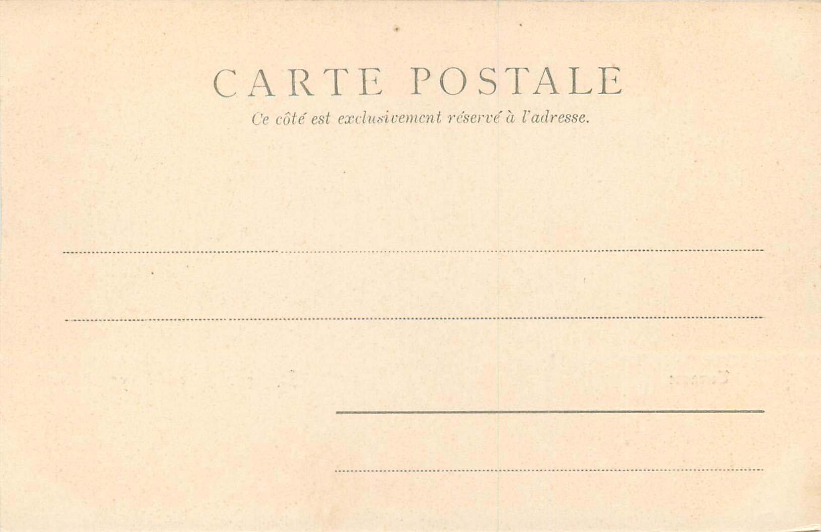 CPA Terrasse st germain en Laye (carte 1900) — Verso