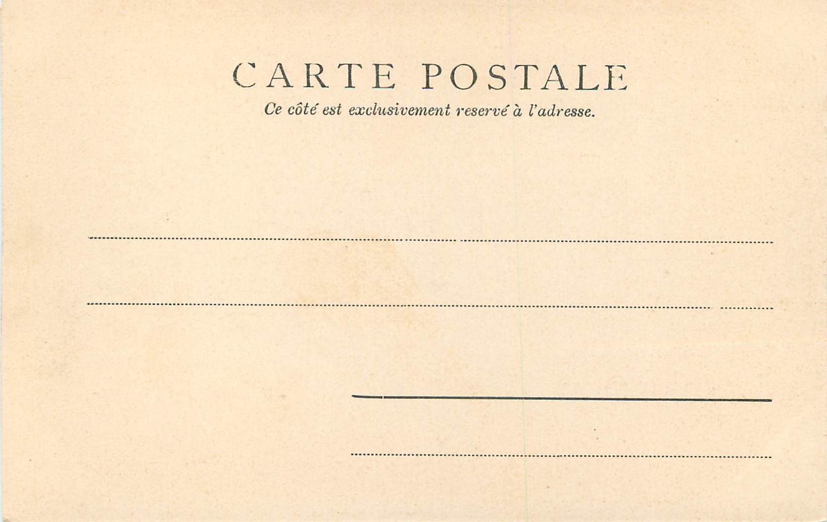 CPA St Germain en Laye allee Henri IV (les statues) (carte 1900) — Verso