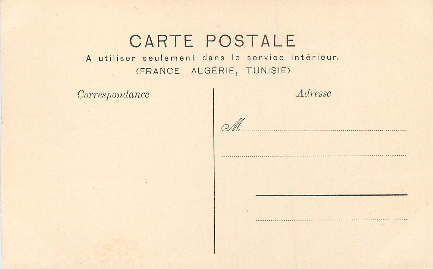 CPA Cour de chateau St Germain en Laye — Rückseite