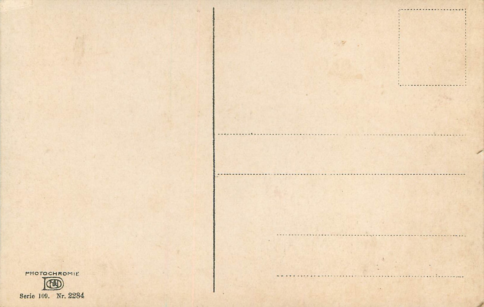 CPA Foret — Verso