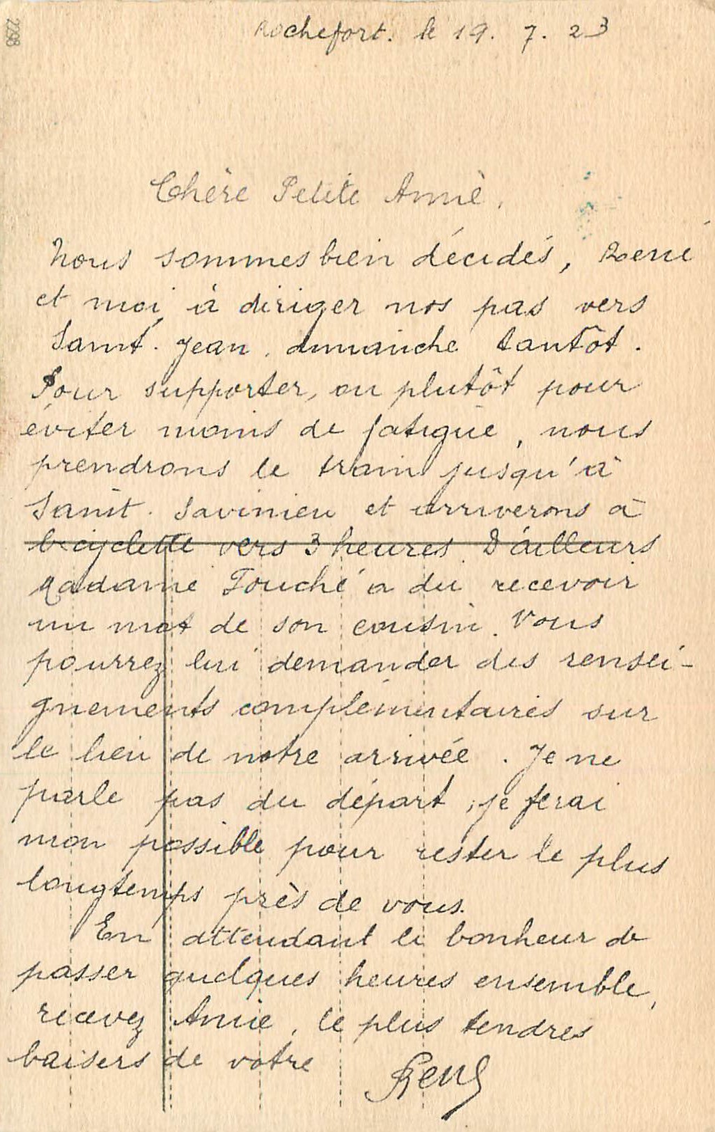 CPA Arbre — Verso