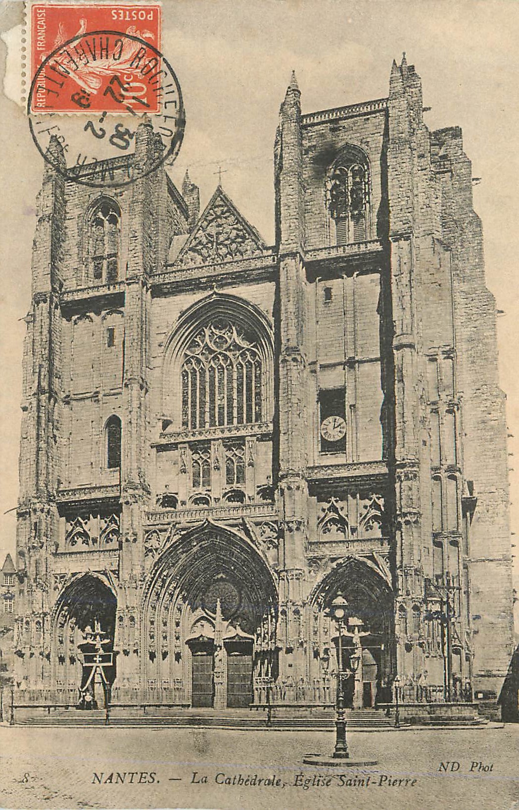 CPM Nantes la cathedrale eglise sait pierre